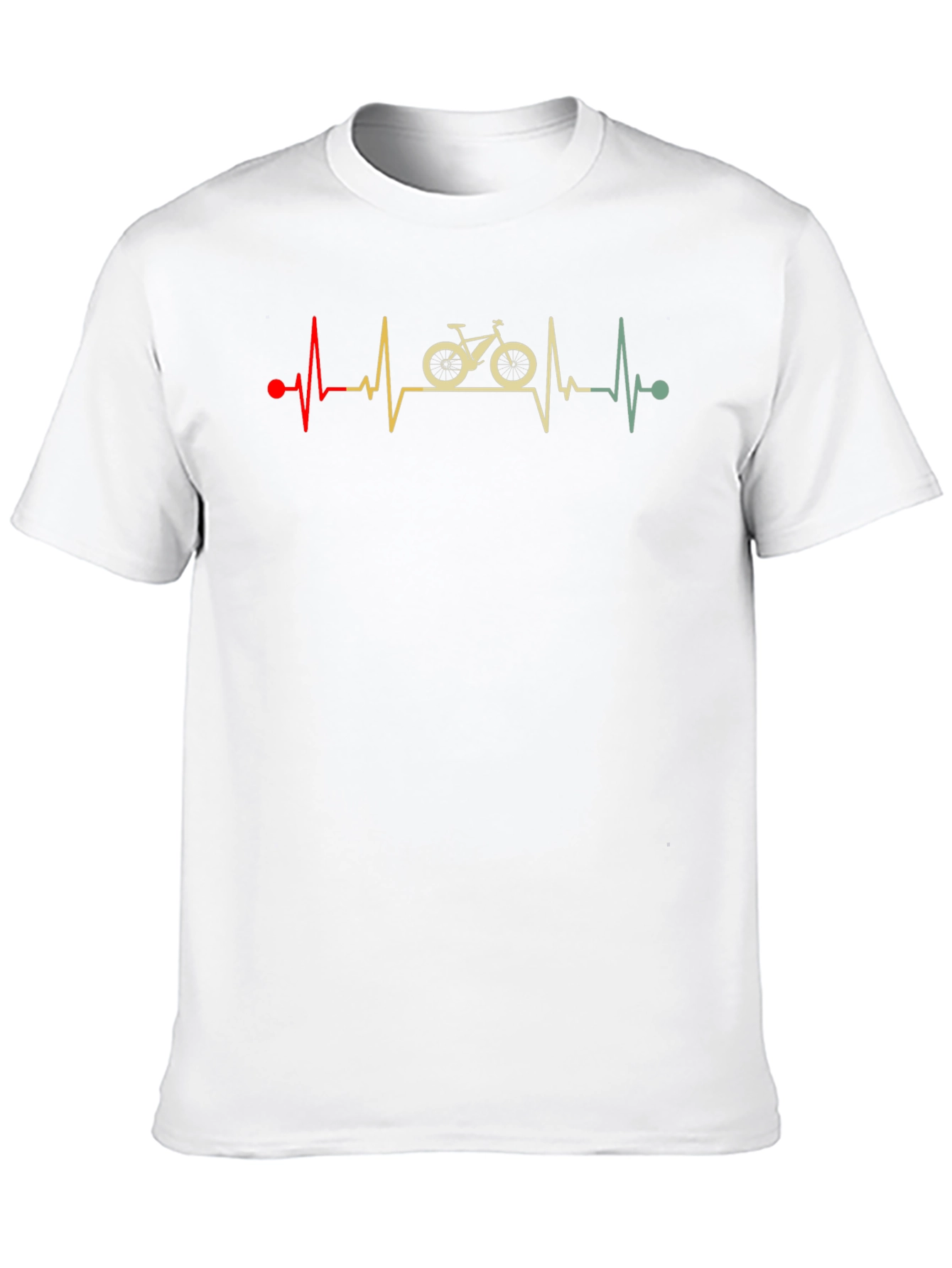 Cycling Heartbeat T-Shirt: Ride Your Passion