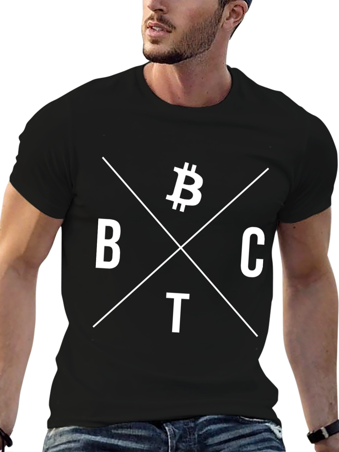 Bitcoin BTC Crypto T-Shirt - Black