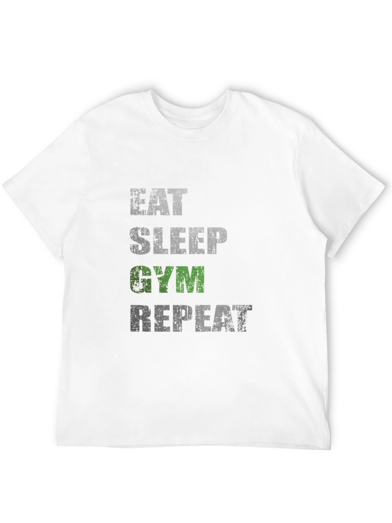 Eat Sleep Gym Repeat Graphic Tee