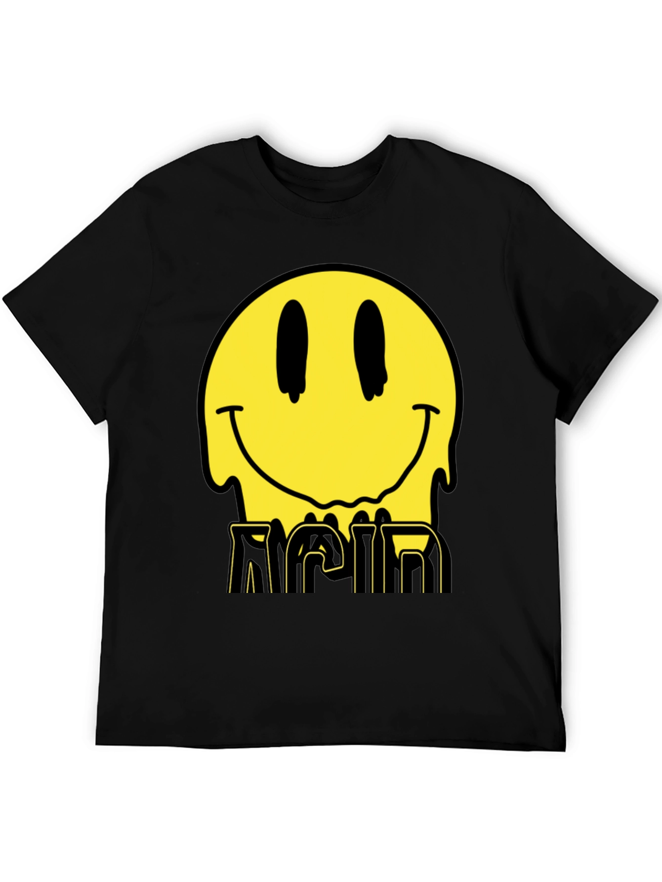Acid Smiley Face Graphic Tee