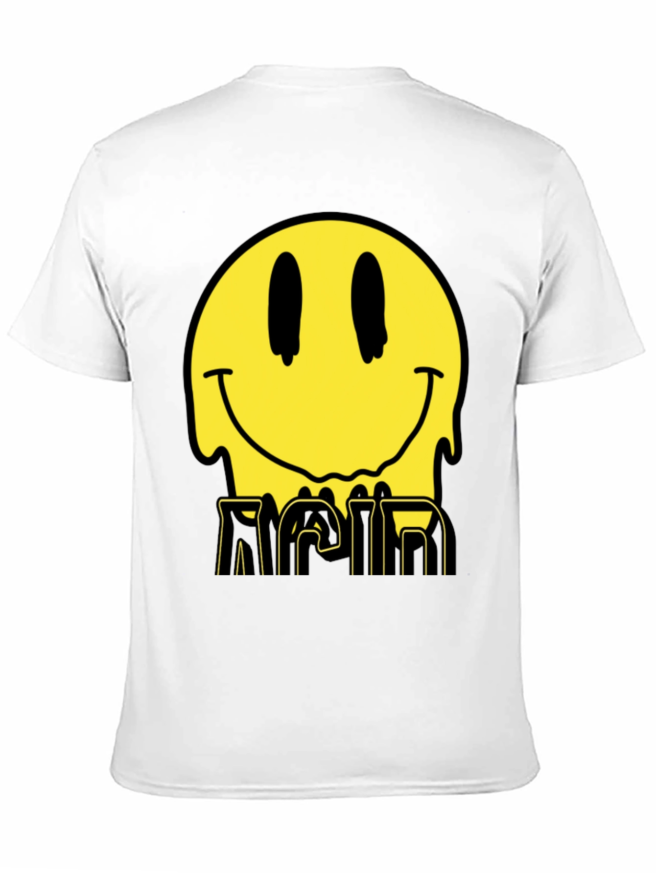 Acid Smiley Face Graphic Tee