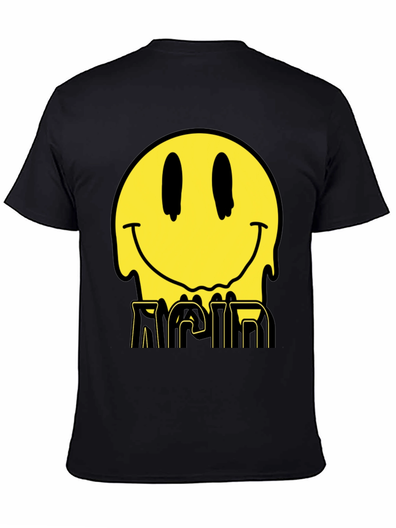 Acid Smiley Face Graphic Tee