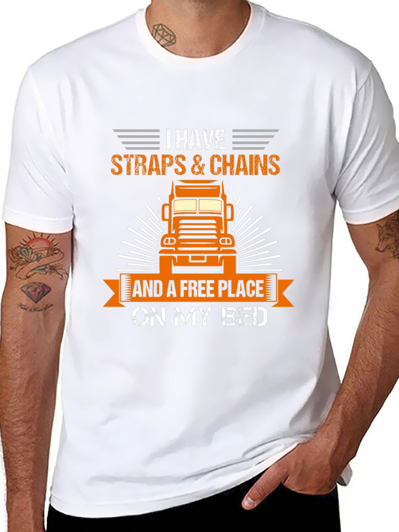 I Have Straps & Chains Graphic T-Shirt