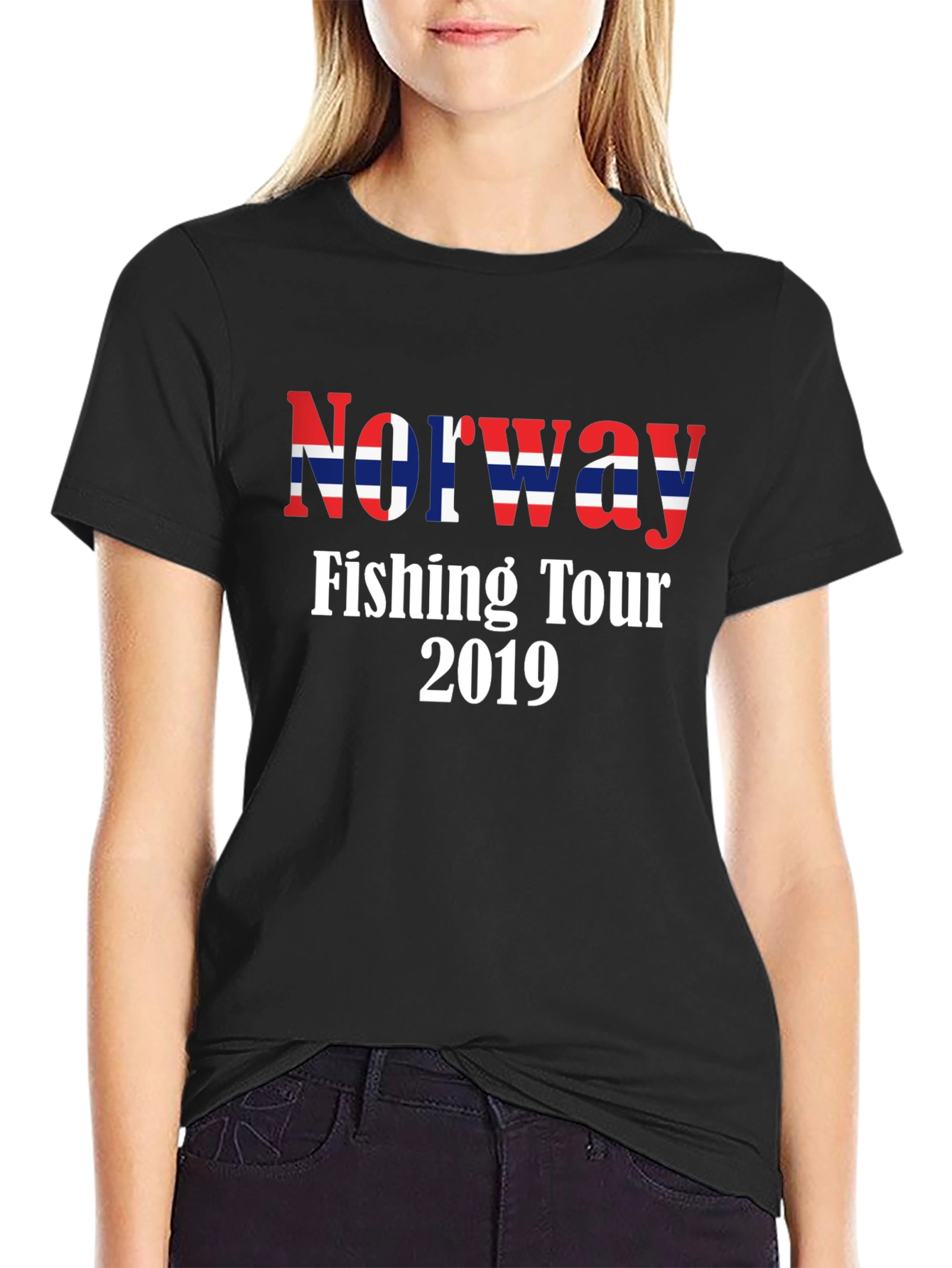 Norway Fishing Tour 2019 Black T-Shirt