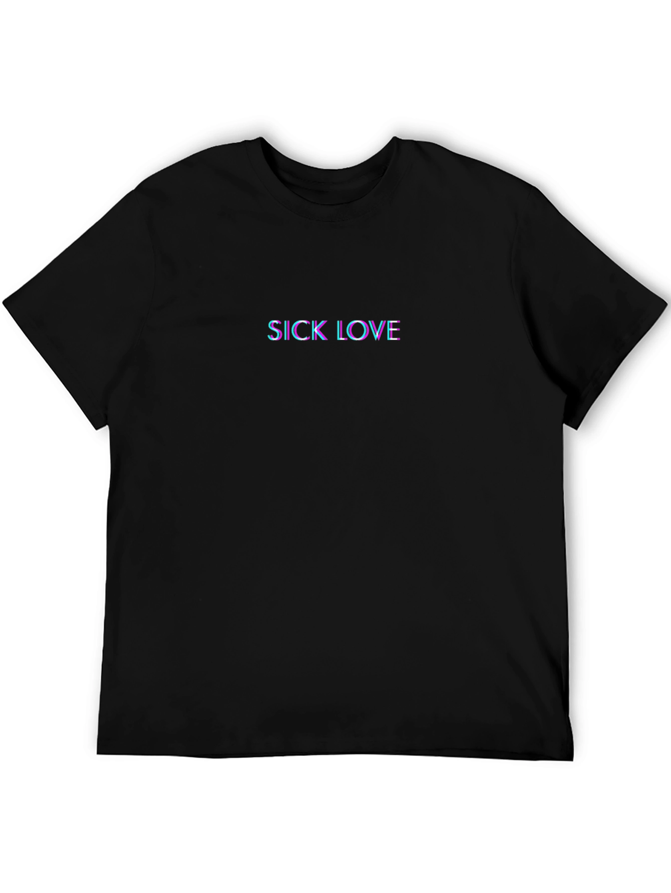 Sick Love Graphic Tee - Stylish Black T-Shirt