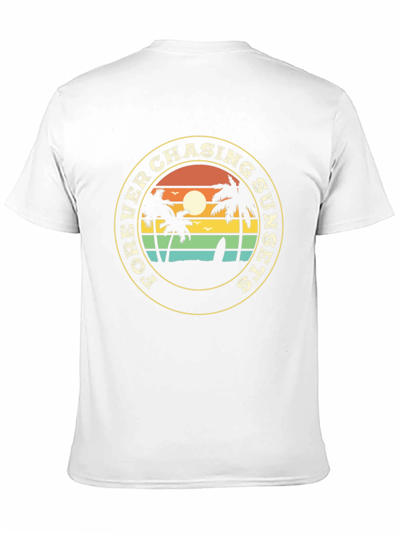 Forever Chasing Sunsets Black Graphic Tee