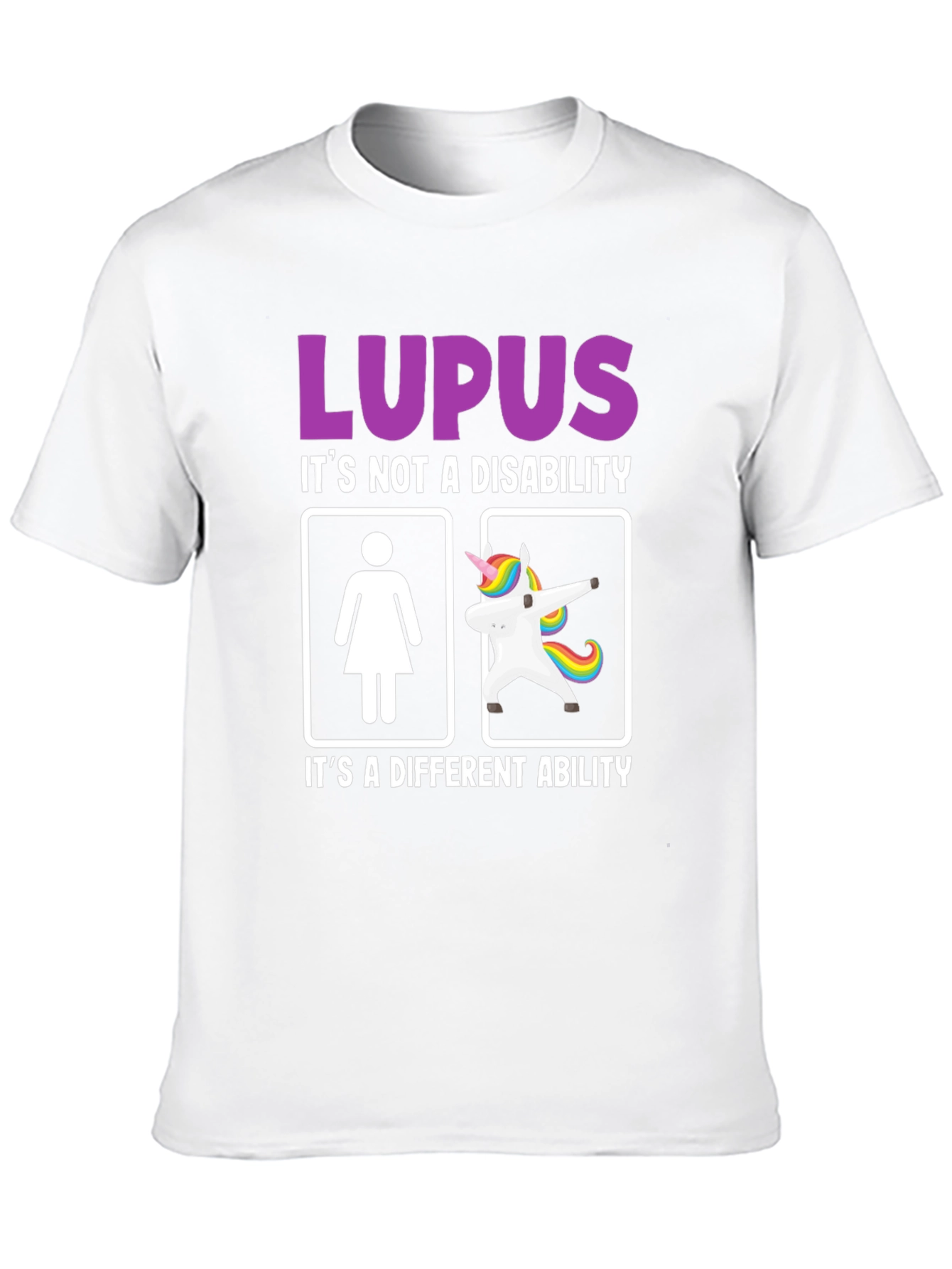 Lupus Awareness Graphic Tee - Its a Different Ability