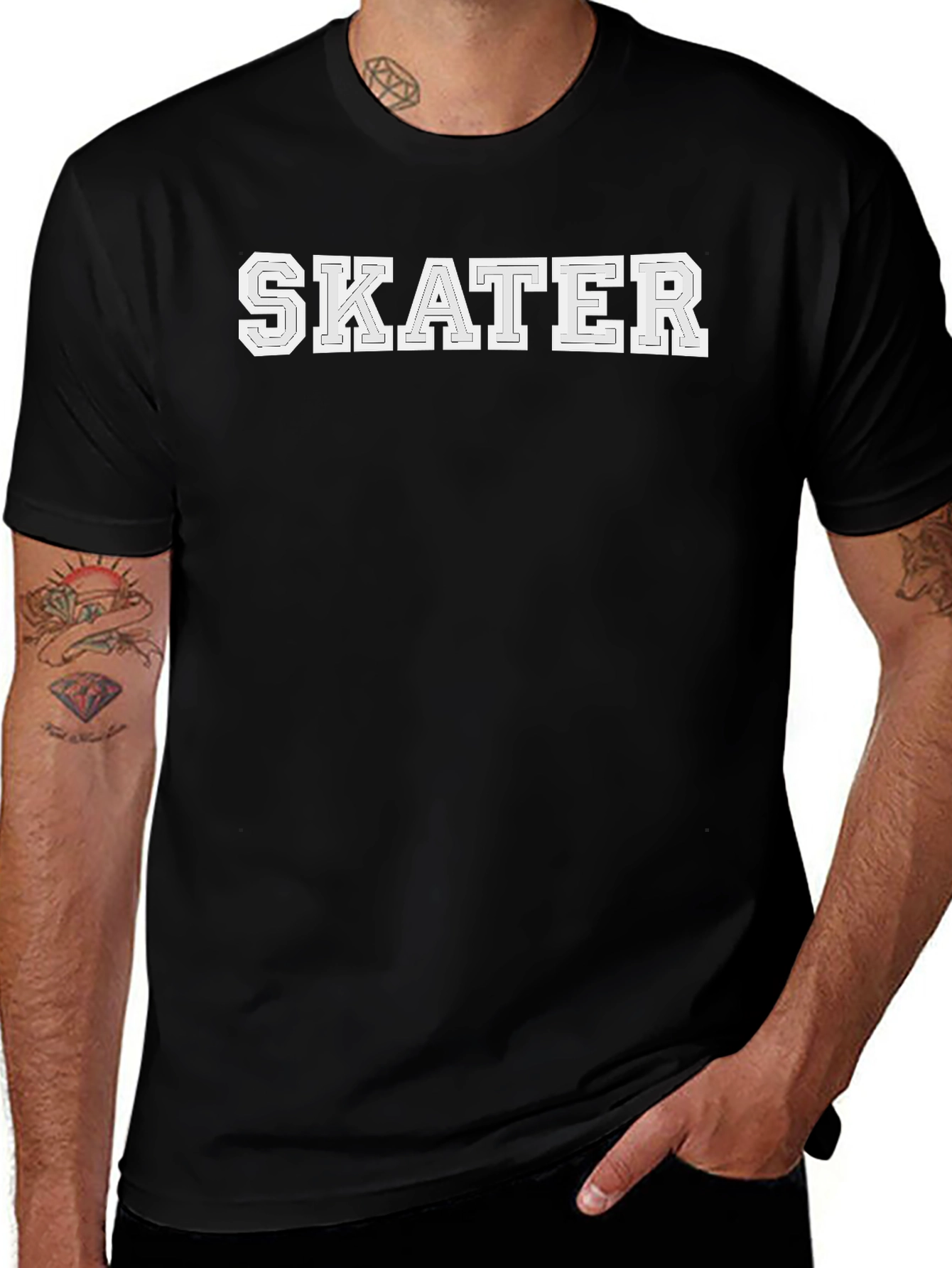 Skater Graphic Tee - Cool Casual Style