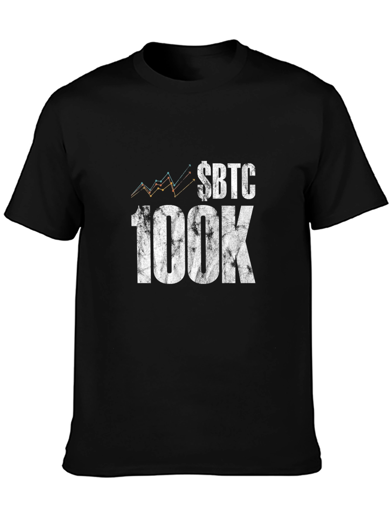 $BTC 100K Crypto T-Shirt - Black