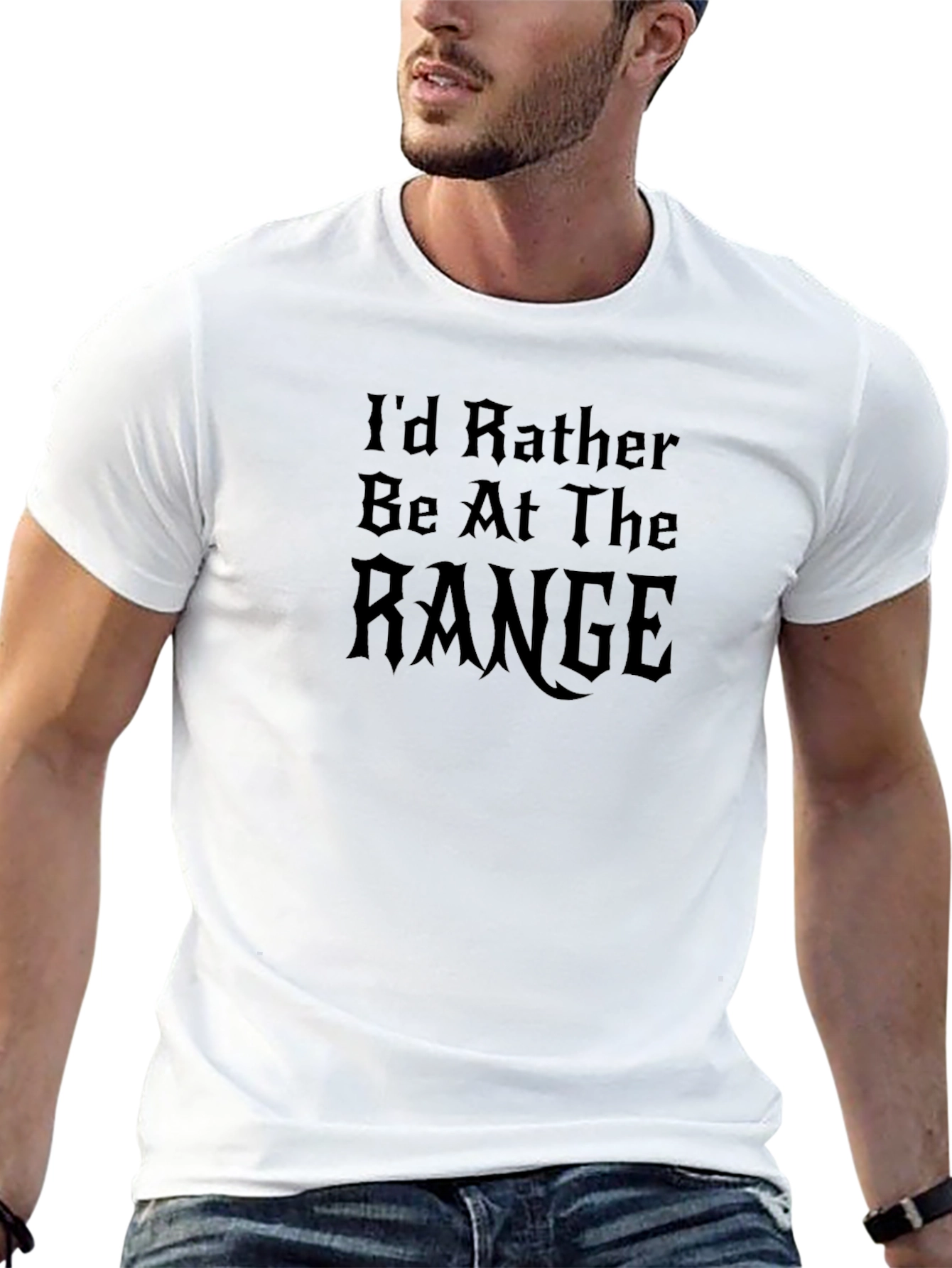 Id Rather Be At The Range Mens T-Shirt