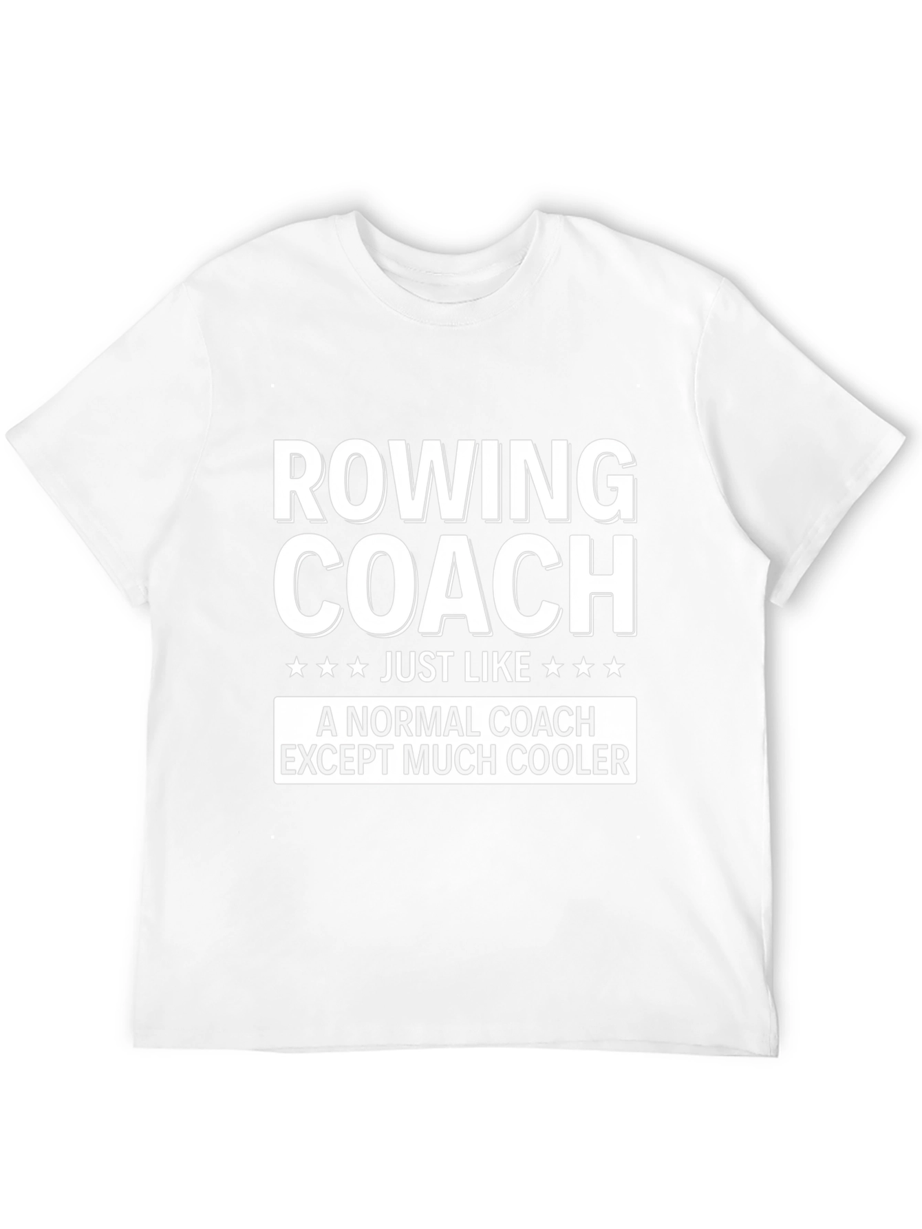 Rowing Coach Funny Graphic Tee