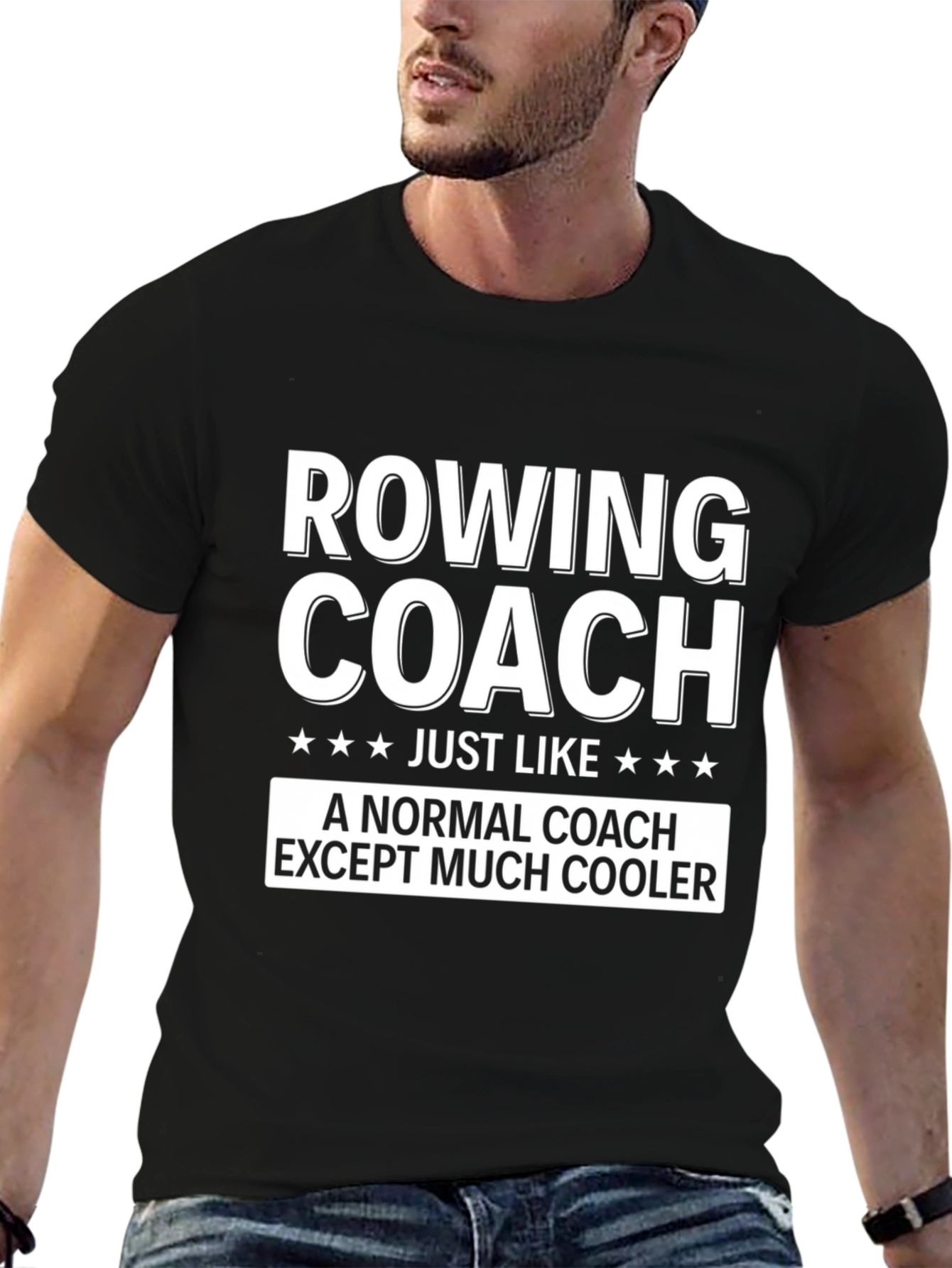 Rowing Coach Funny Graphic Tee