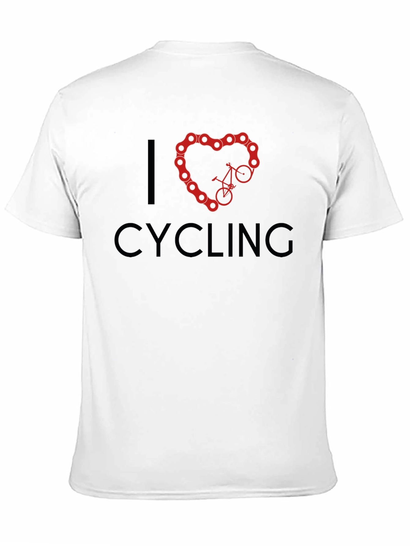 I Heart Cycling Black T-Shirt