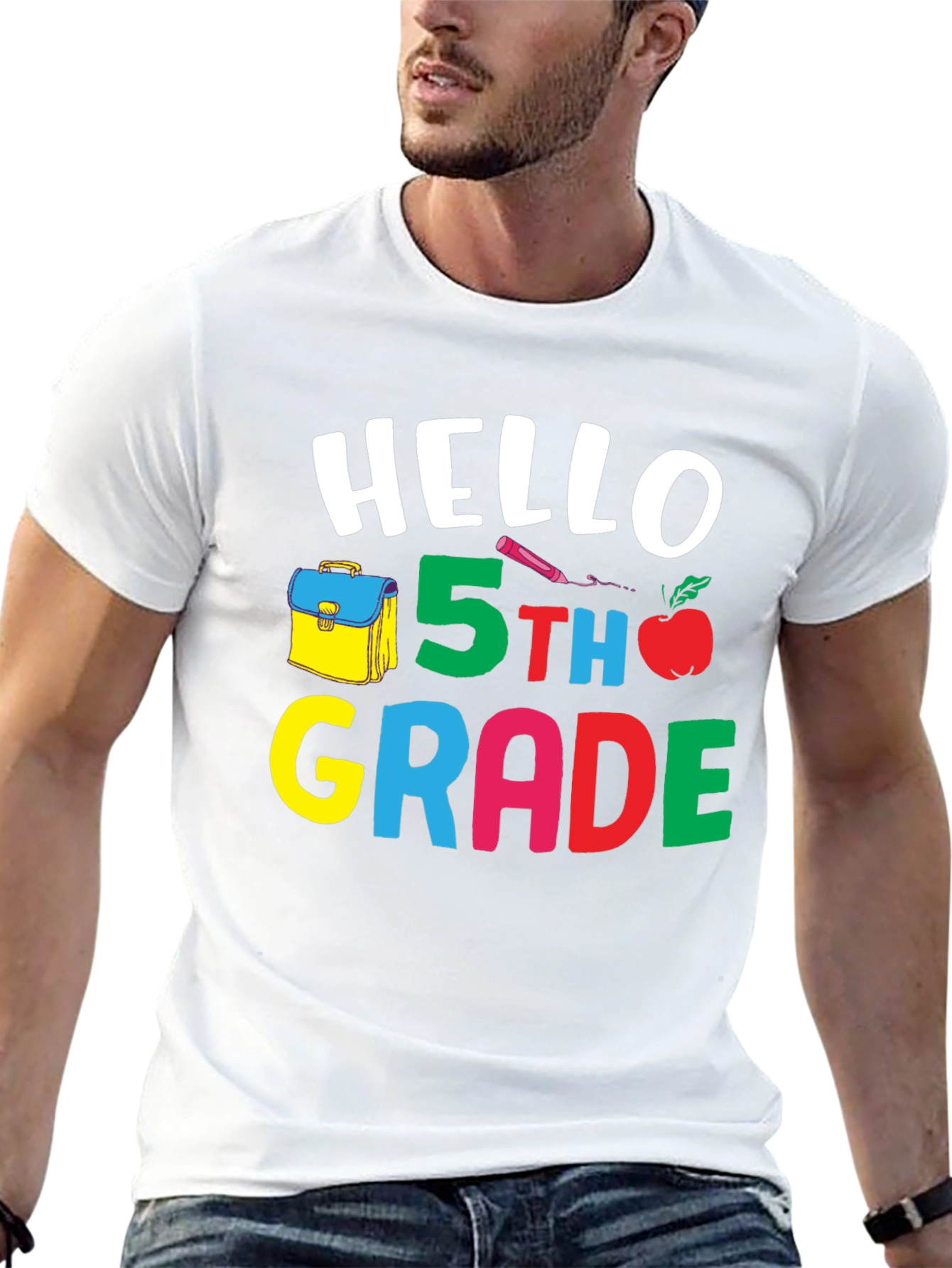 Hello 5th Grade T-Shirt Back to School