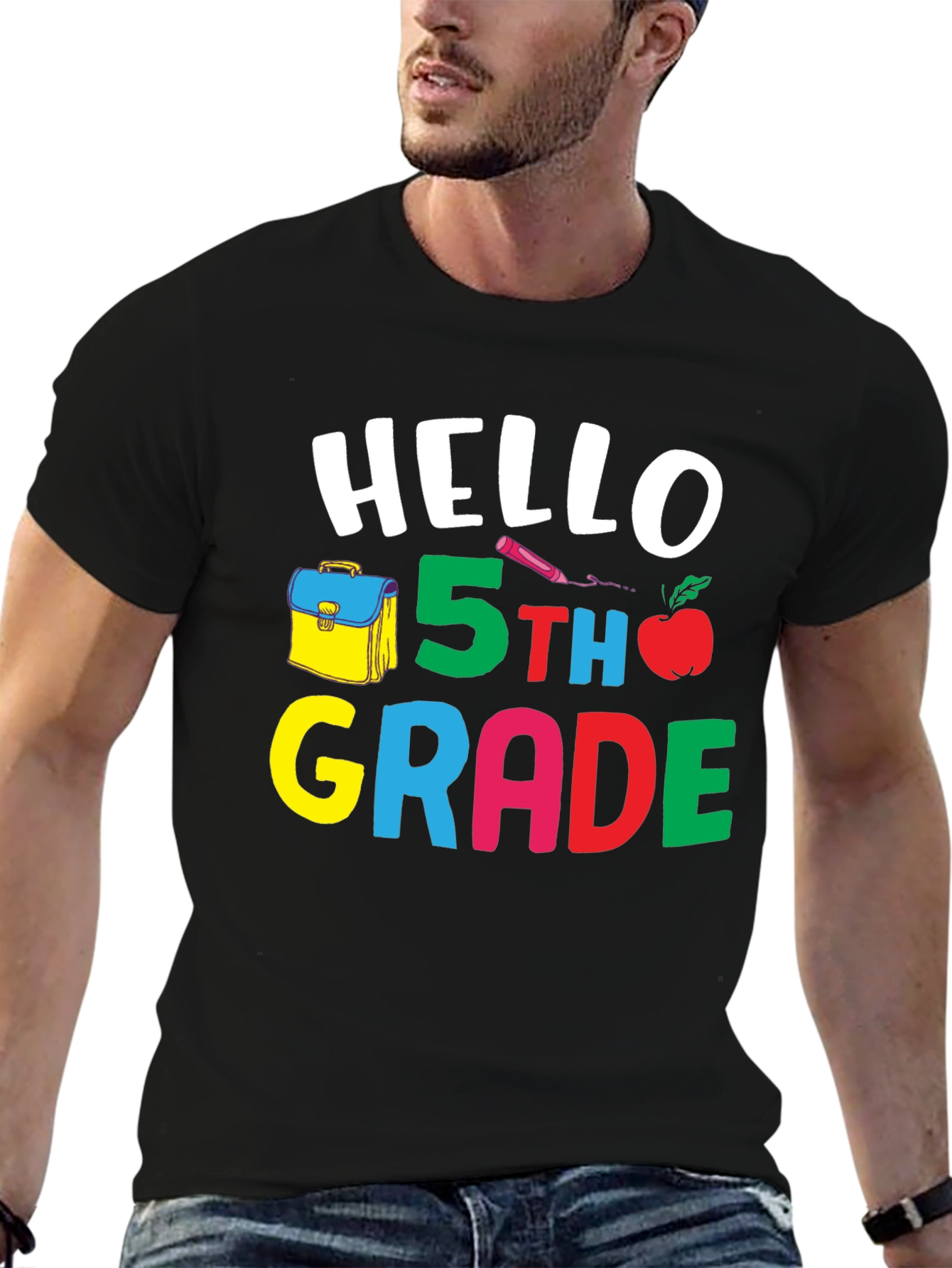 Hello 5th Grade T-Shirt Back to School
