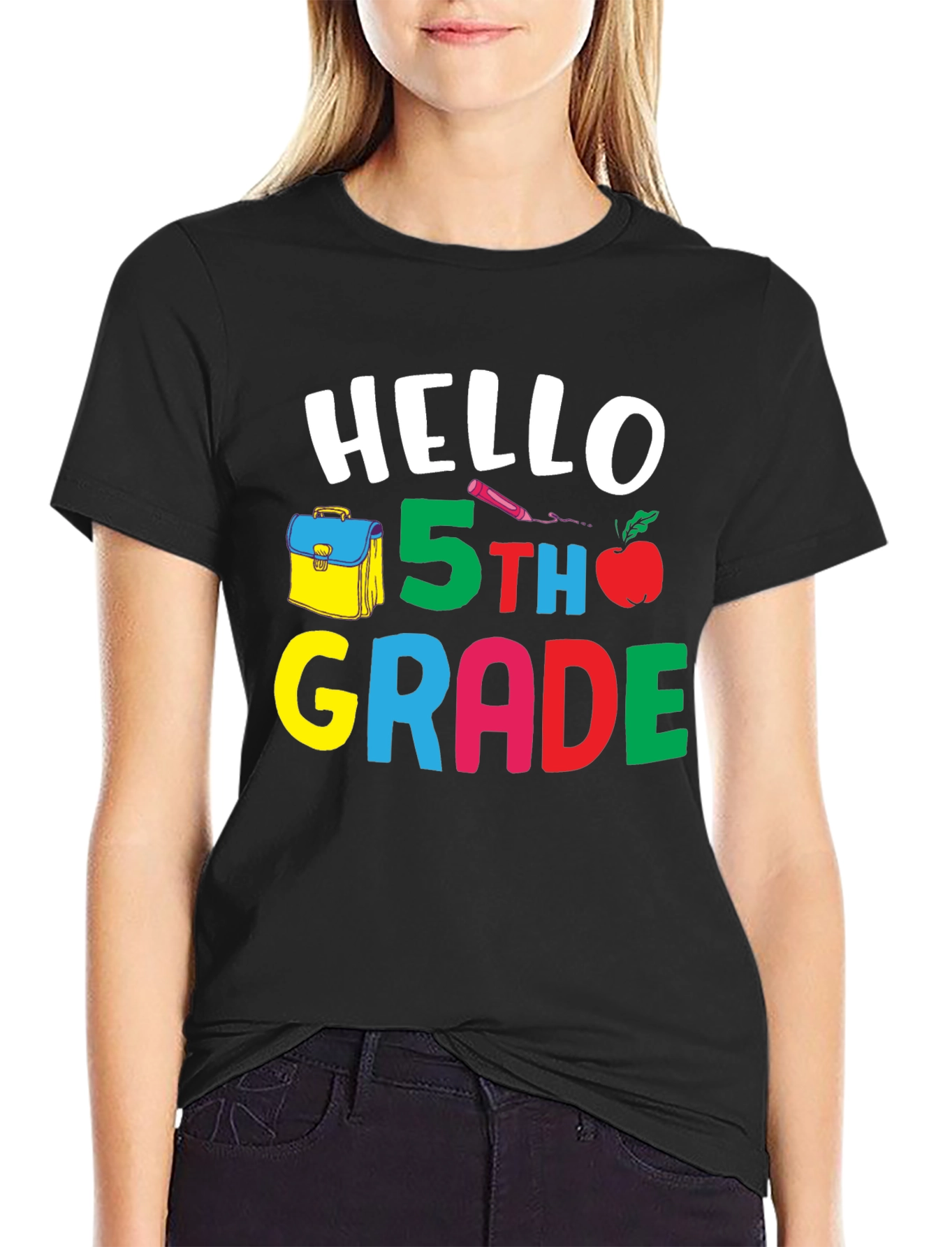 Hello 5th Grade T-Shirt Back to School