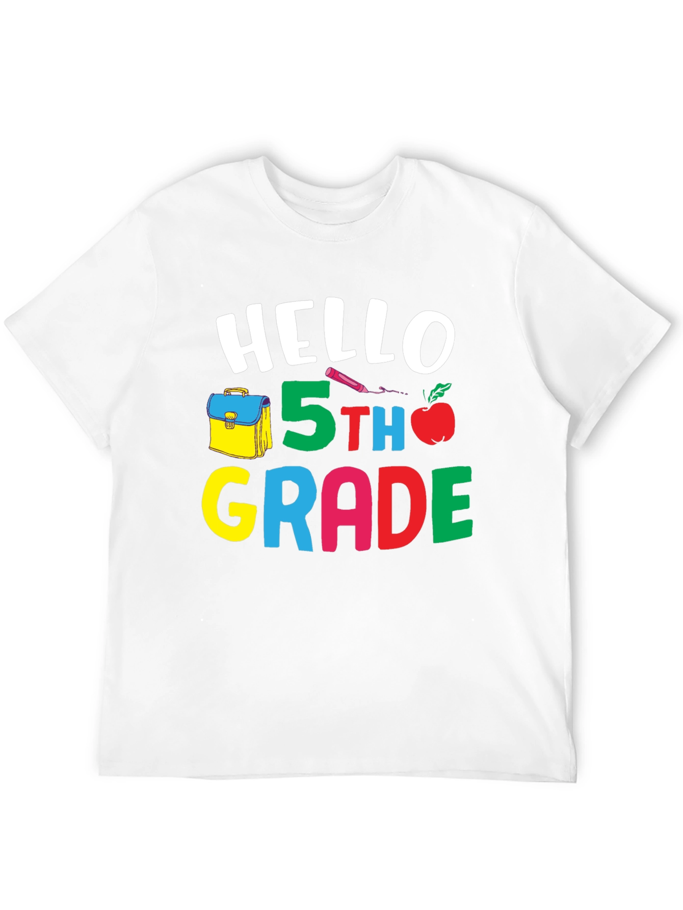 Hello 5th Grade T-Shirt Back to School
