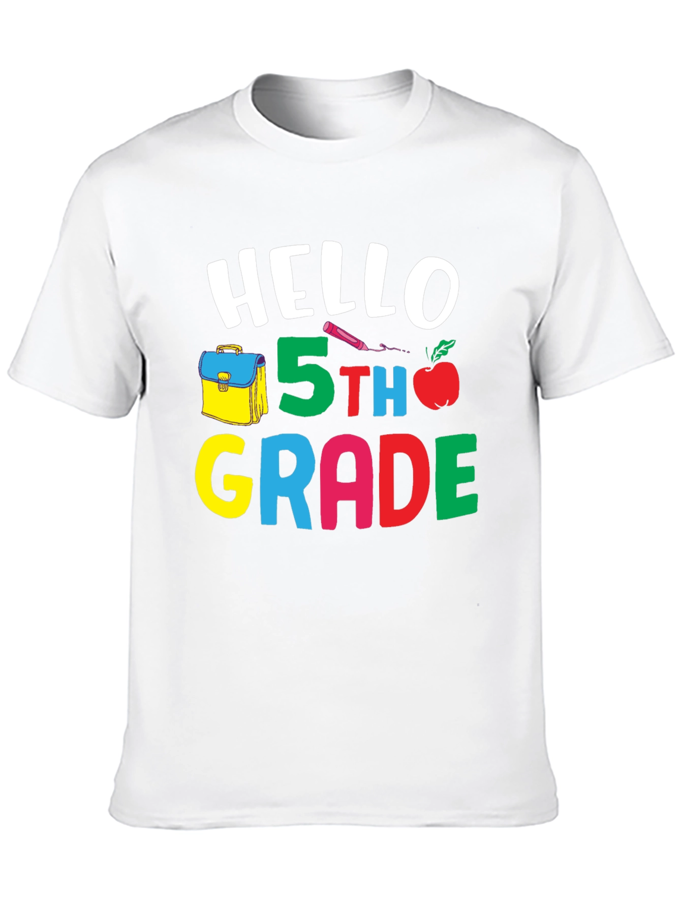 Hello 5th Grade T-Shirt Back to School