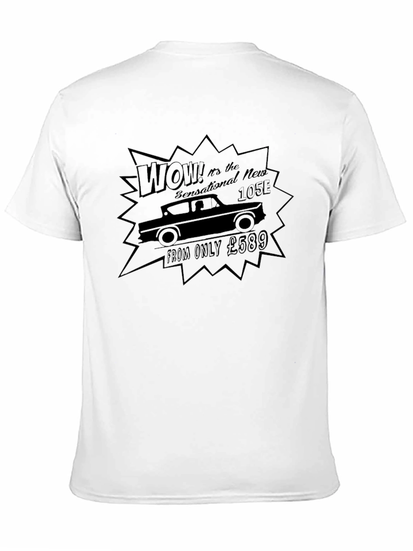 Sensational New 105E Car Graphic T-Shirt