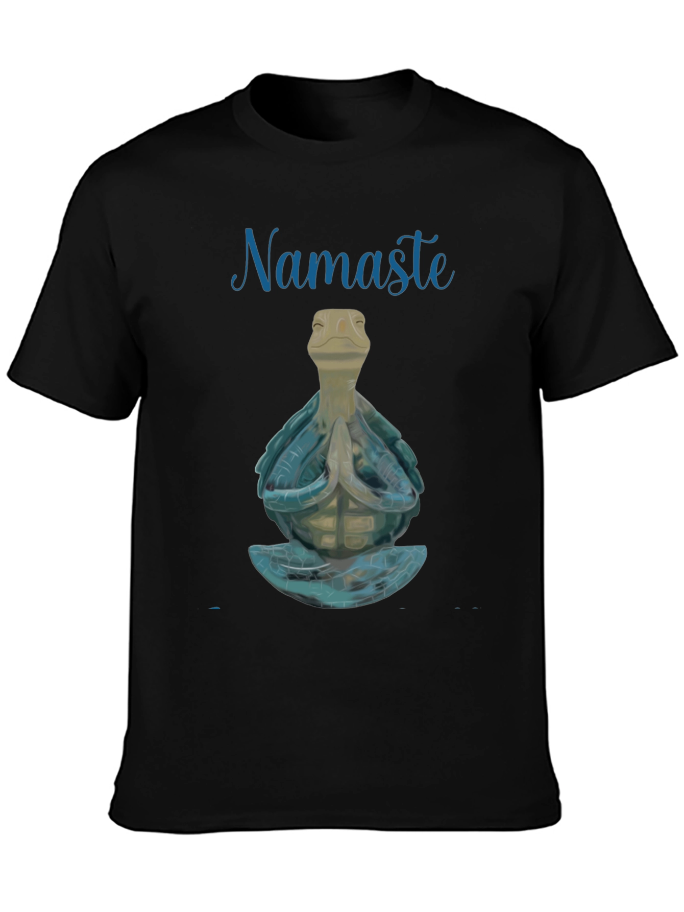 Namaste Turtle Graphic T-Shirt