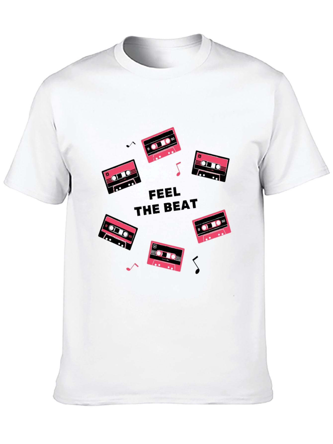 Feel the Beat Cassette Tape T-Shirt
