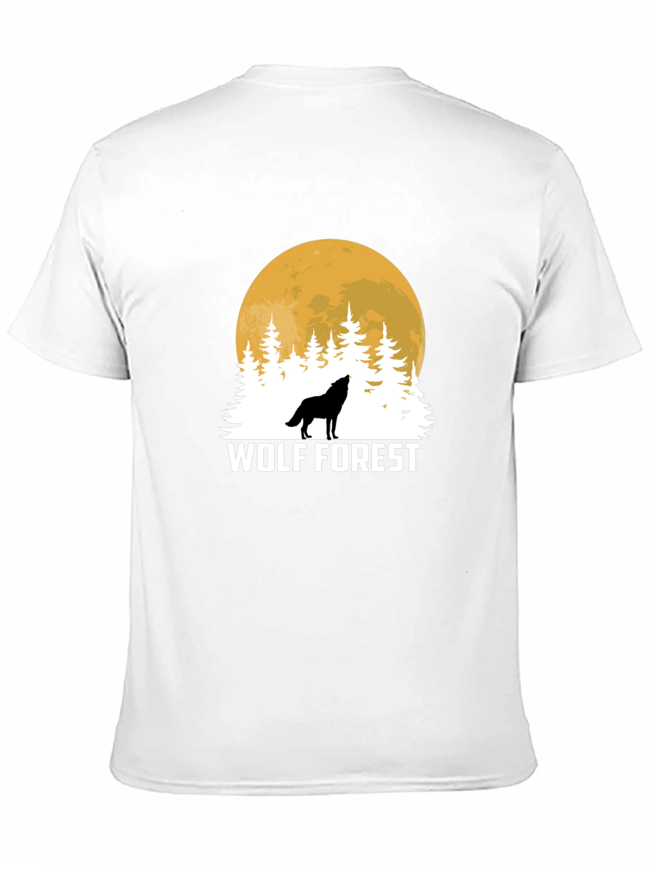 Wolf Forest Black T-Shirt