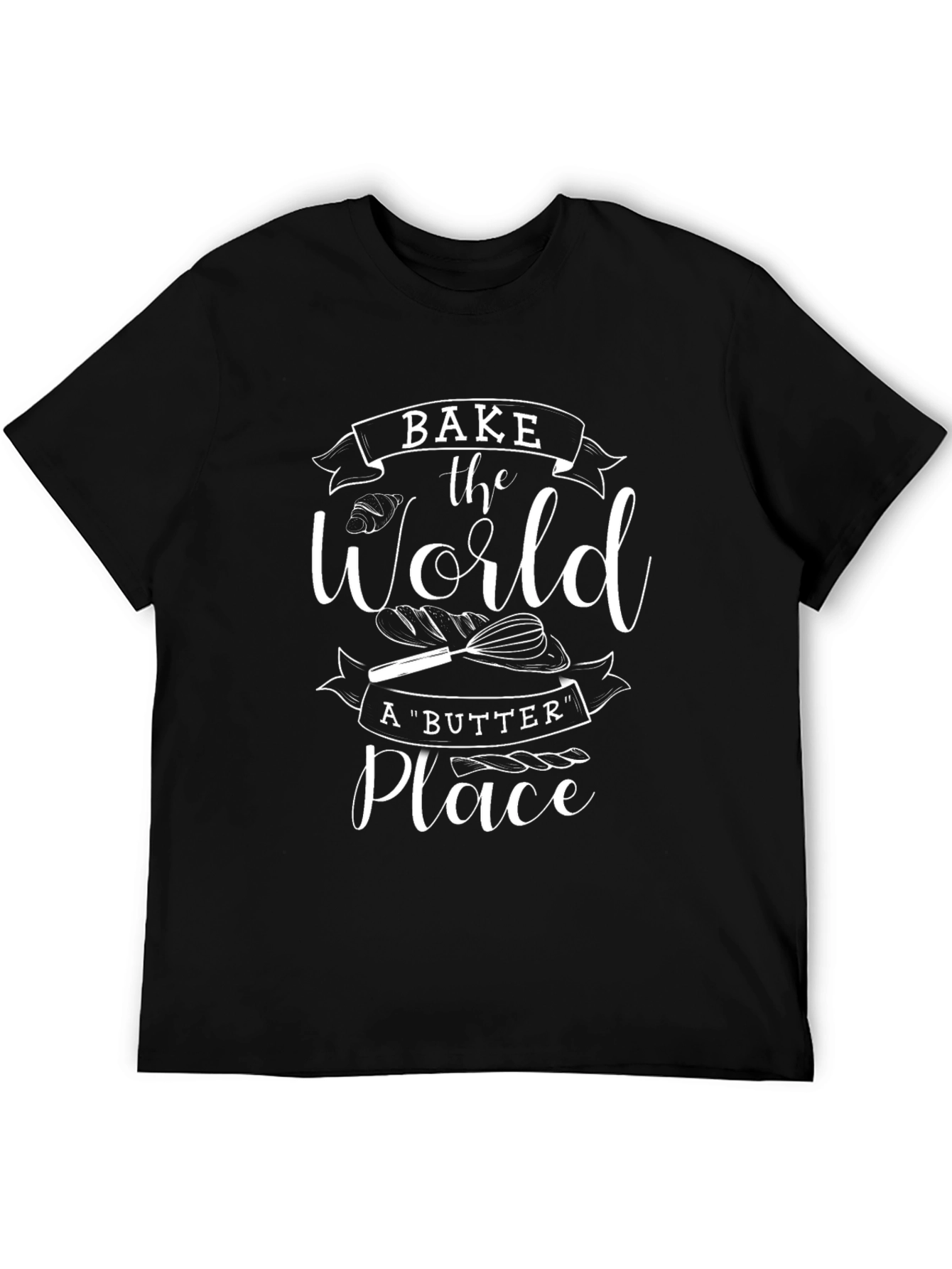 Bake the World T-Shirt - Unisex Cotton Tee