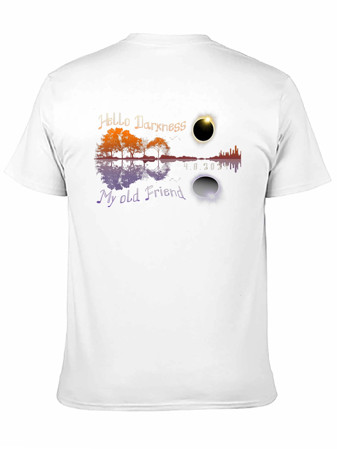 Eclipse Hello Darkness My Old Friend T-Shirt