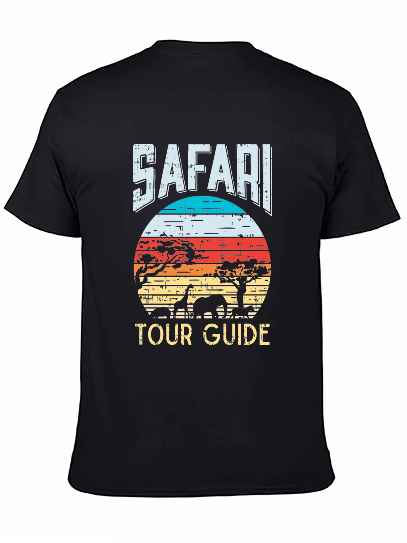 Safari Tour Guide Graphic T-Shirt