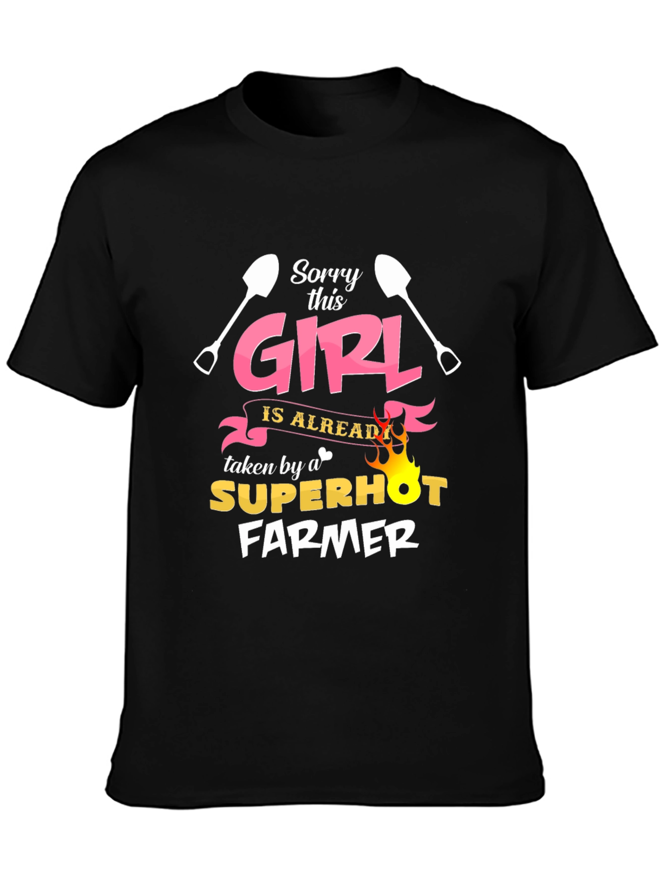 Funny Farmer T-Shirt - Sorry This Girl Taken