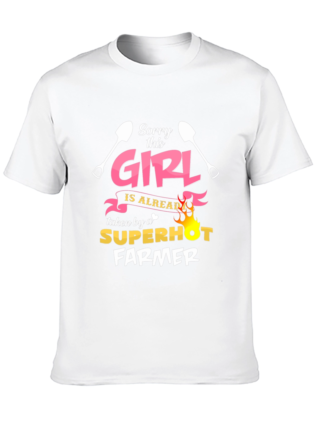 Funny Farmer T-Shirt - Sorry This Girl Taken