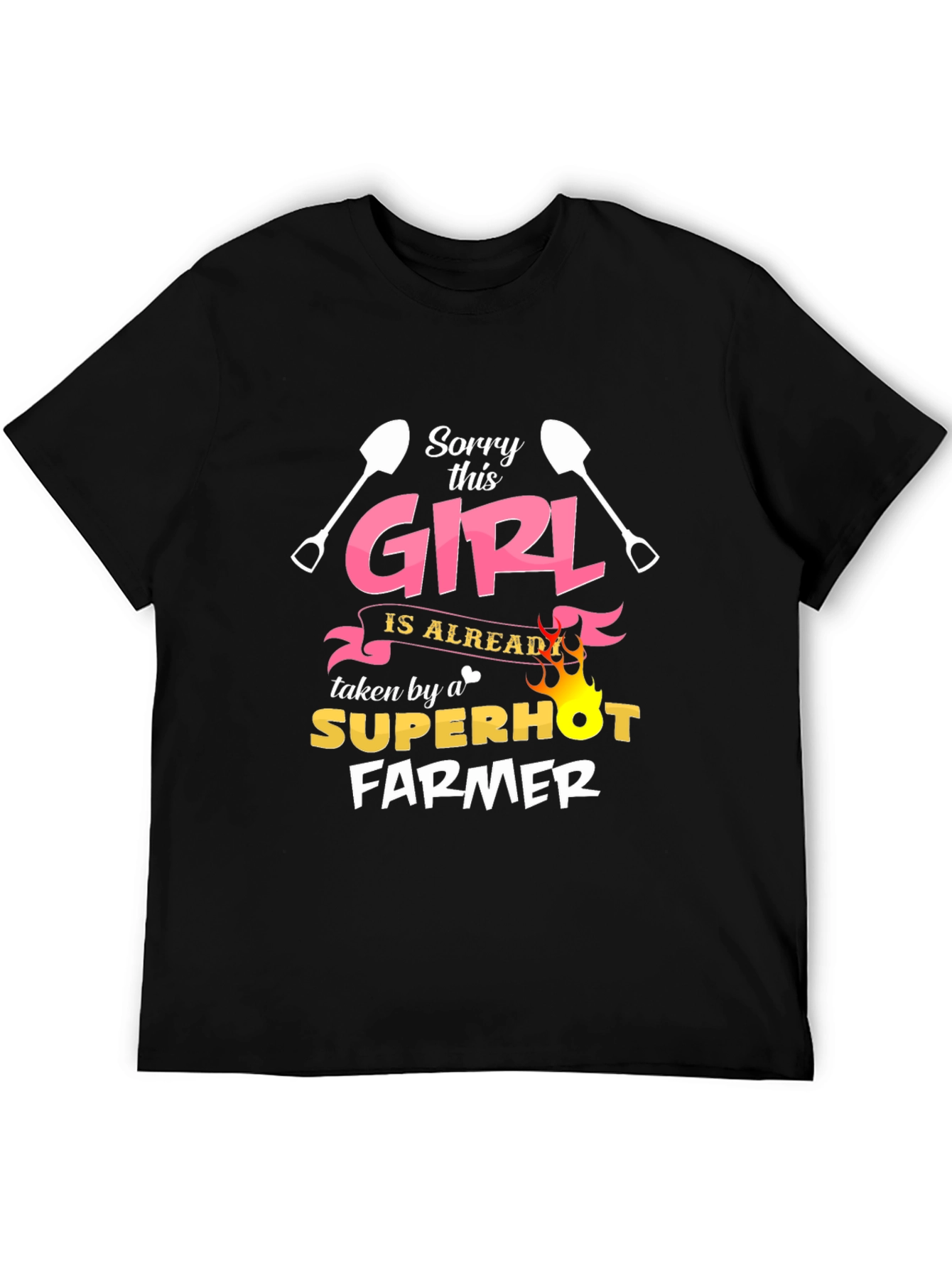 Funny Farmer T-Shirt - Sorry This Girl Taken