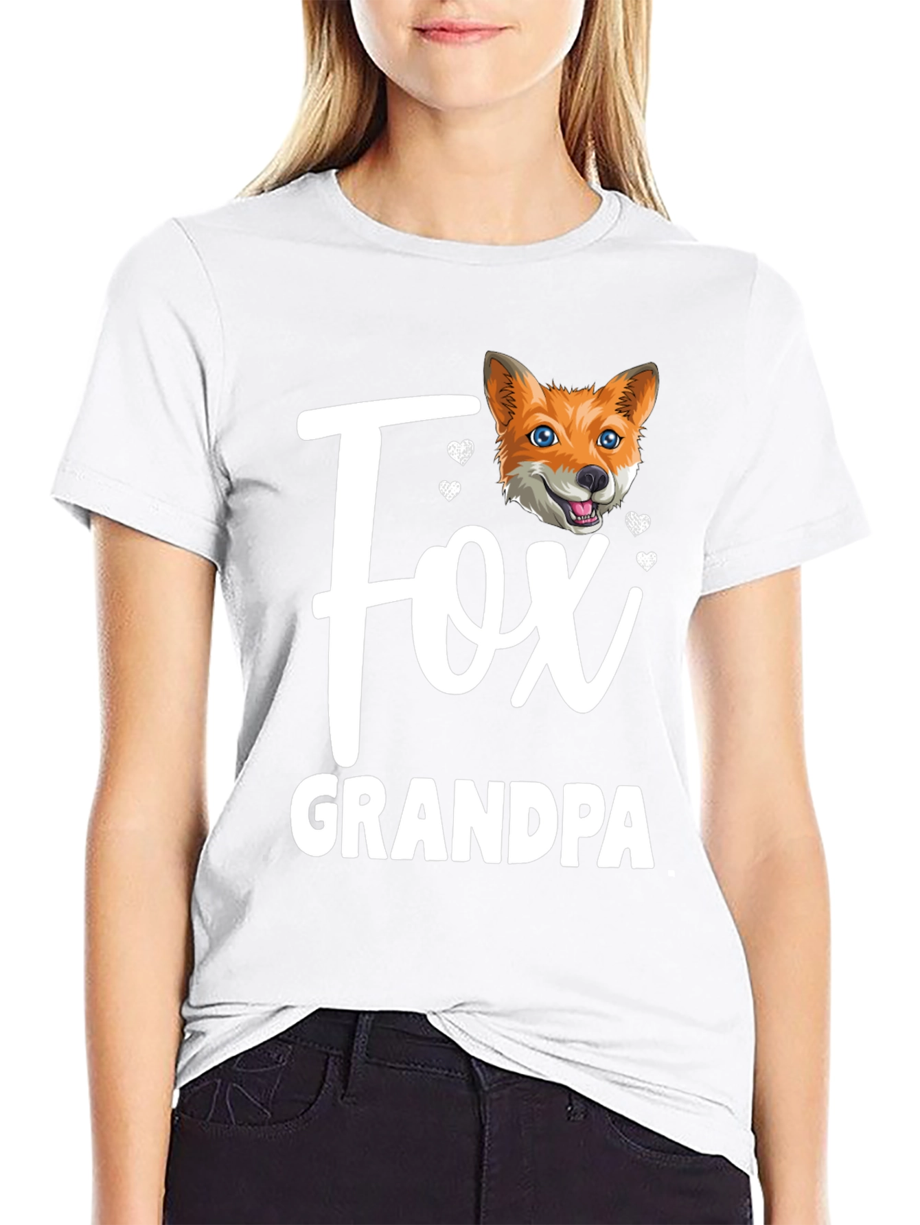 Fox Grandpa T-Shirt - Cute Animal Graphic Tee