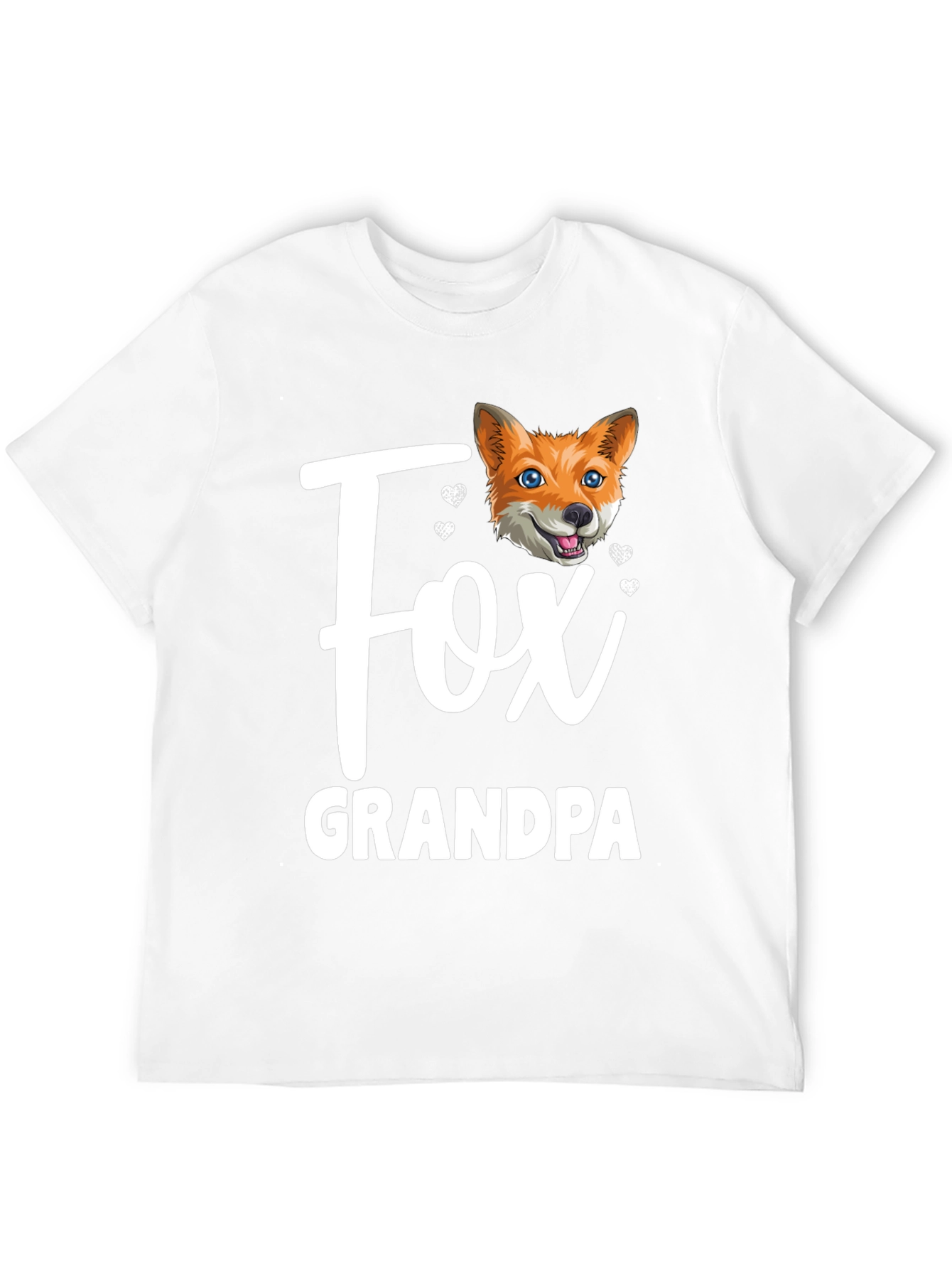 Fox Grandpa T-Shirt - Cute Animal Graphic Tee