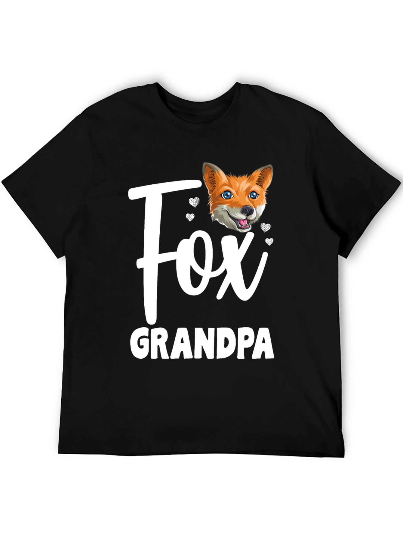Fox Grandpa T-Shirt - Cute Animal Graphic Tee