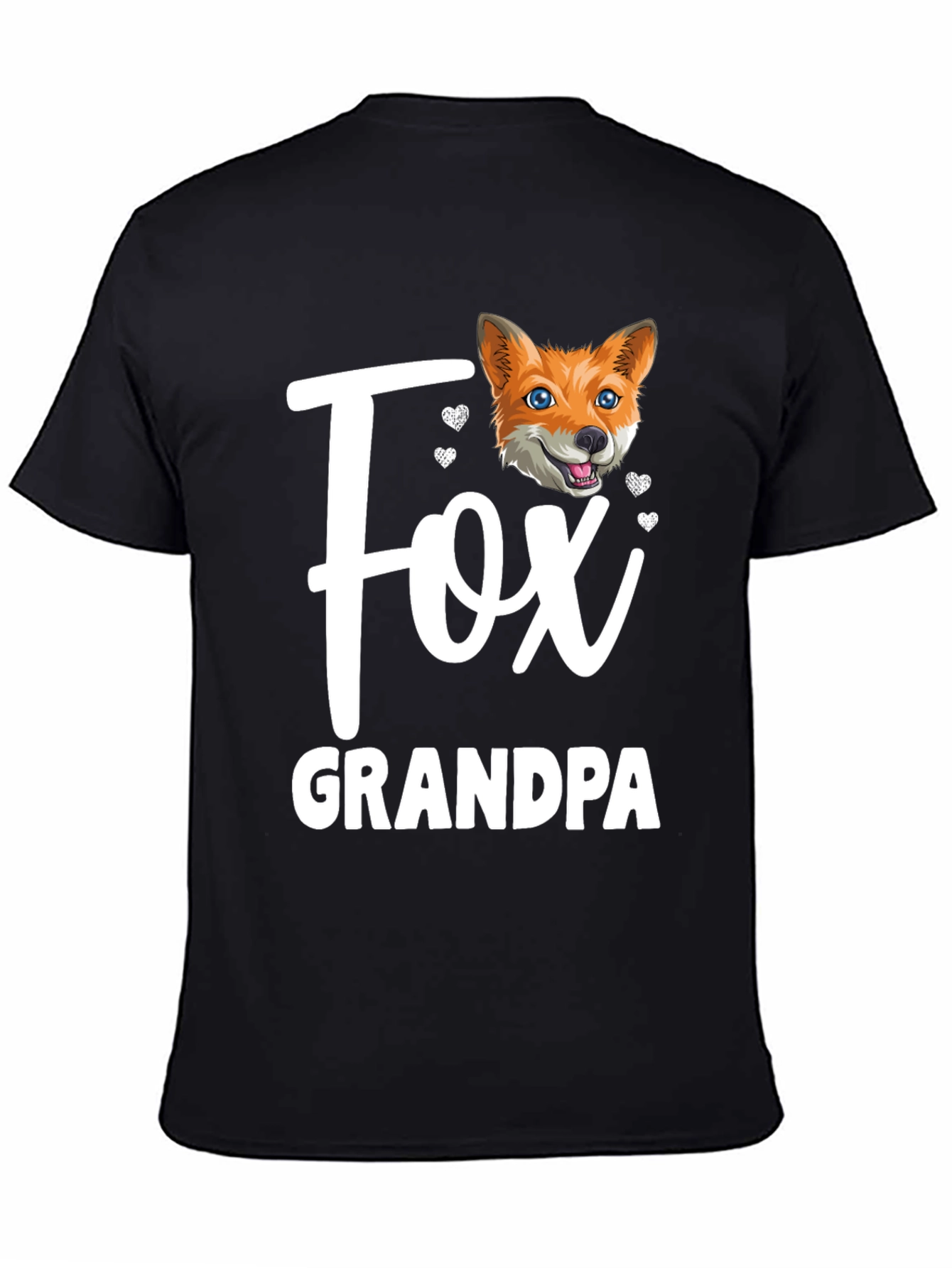 Fox Grandpa T-Shirt - Cute Animal Graphic Tee