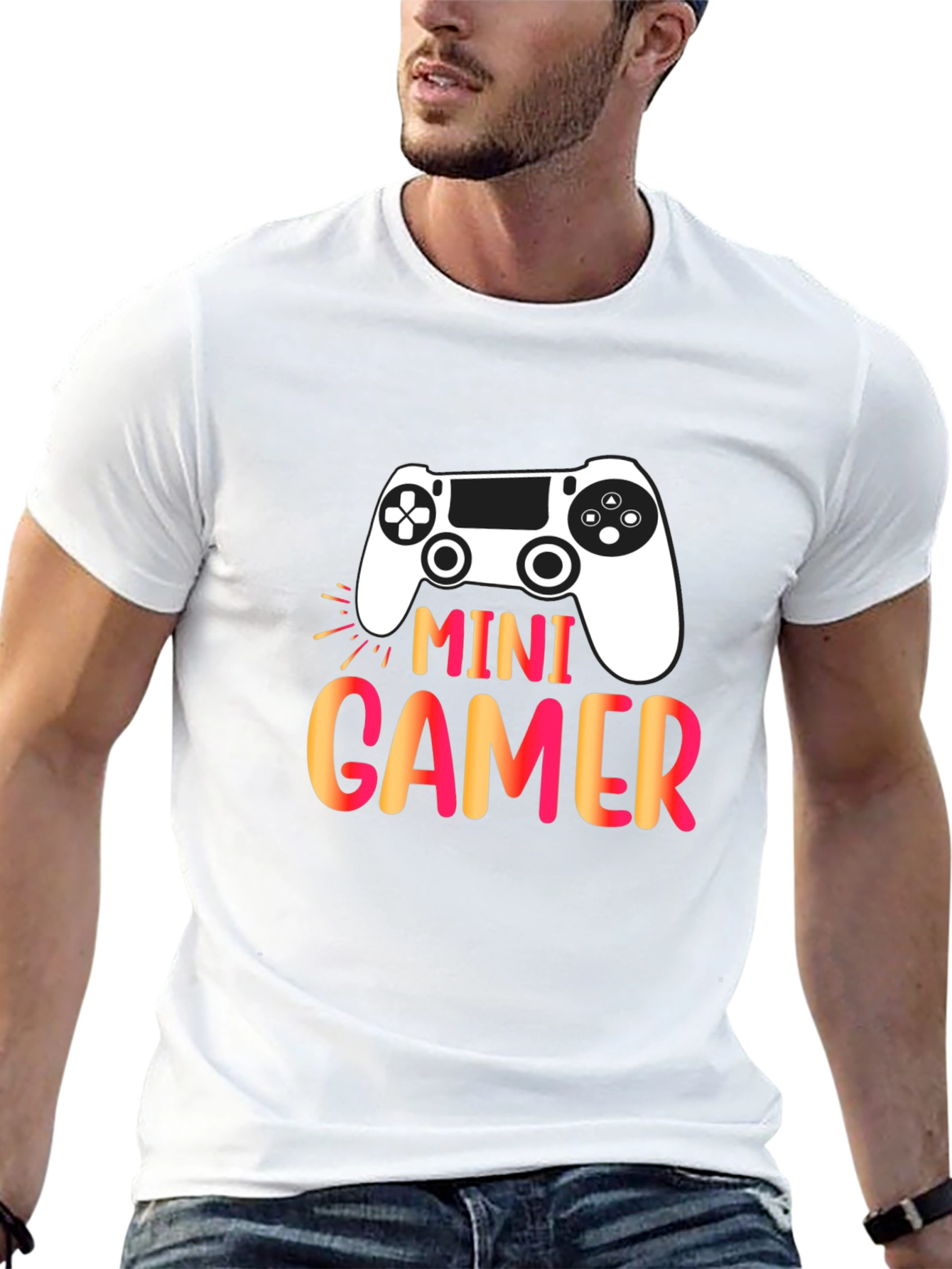 Mini Gamer Graphic T-Shirt - Black
