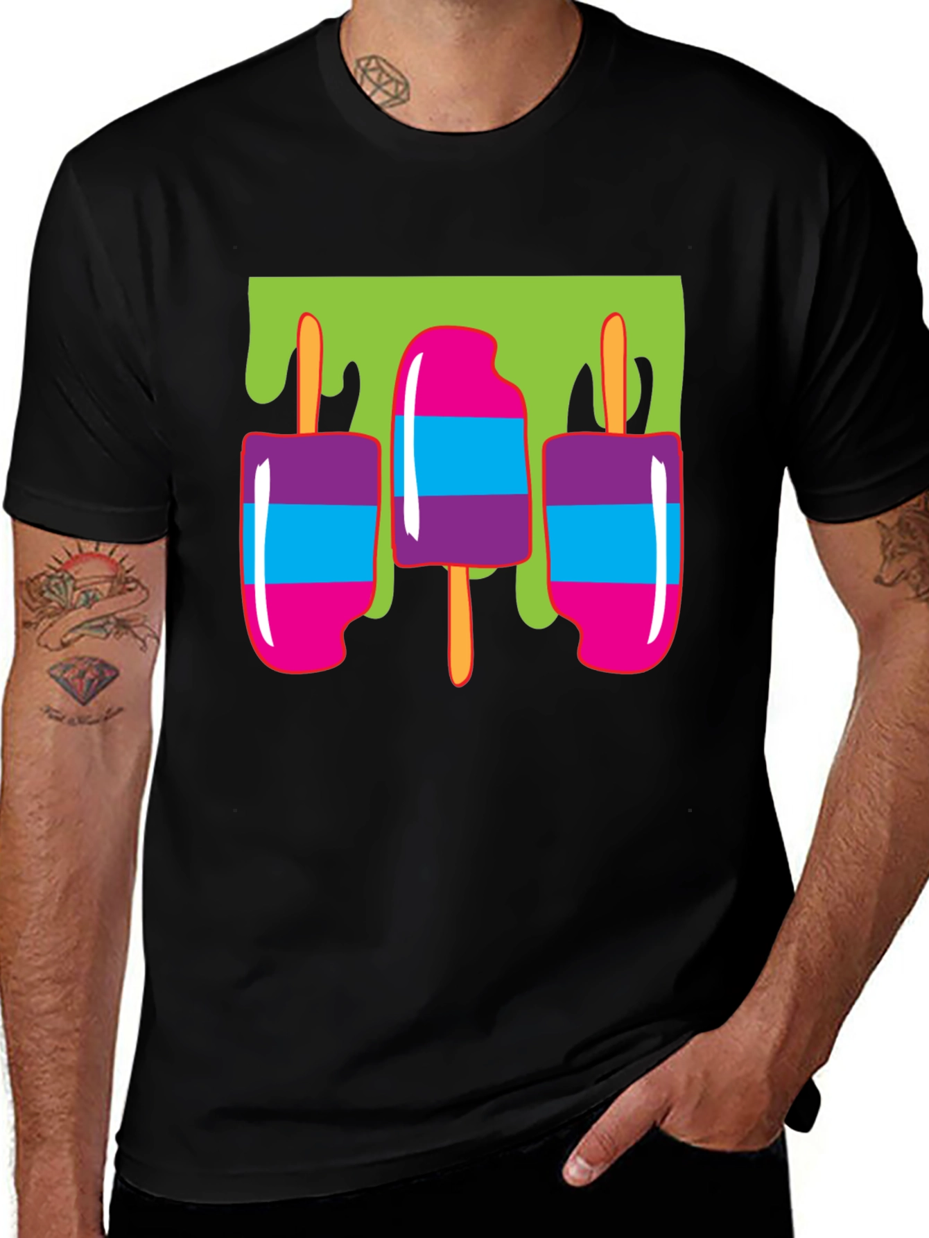 Retro Popsicle T-Shirt - Fun Summer Style!