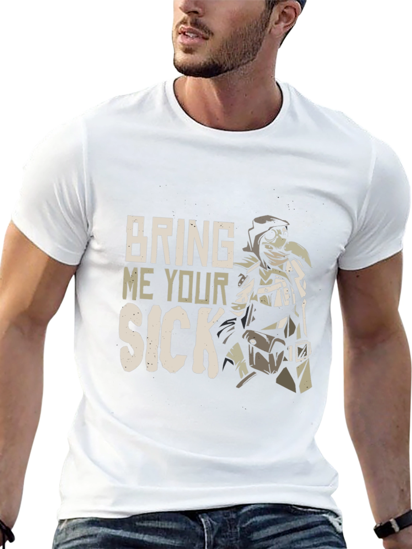 Bring Me Your Sick Plague Doctor Graphic T-Shirt