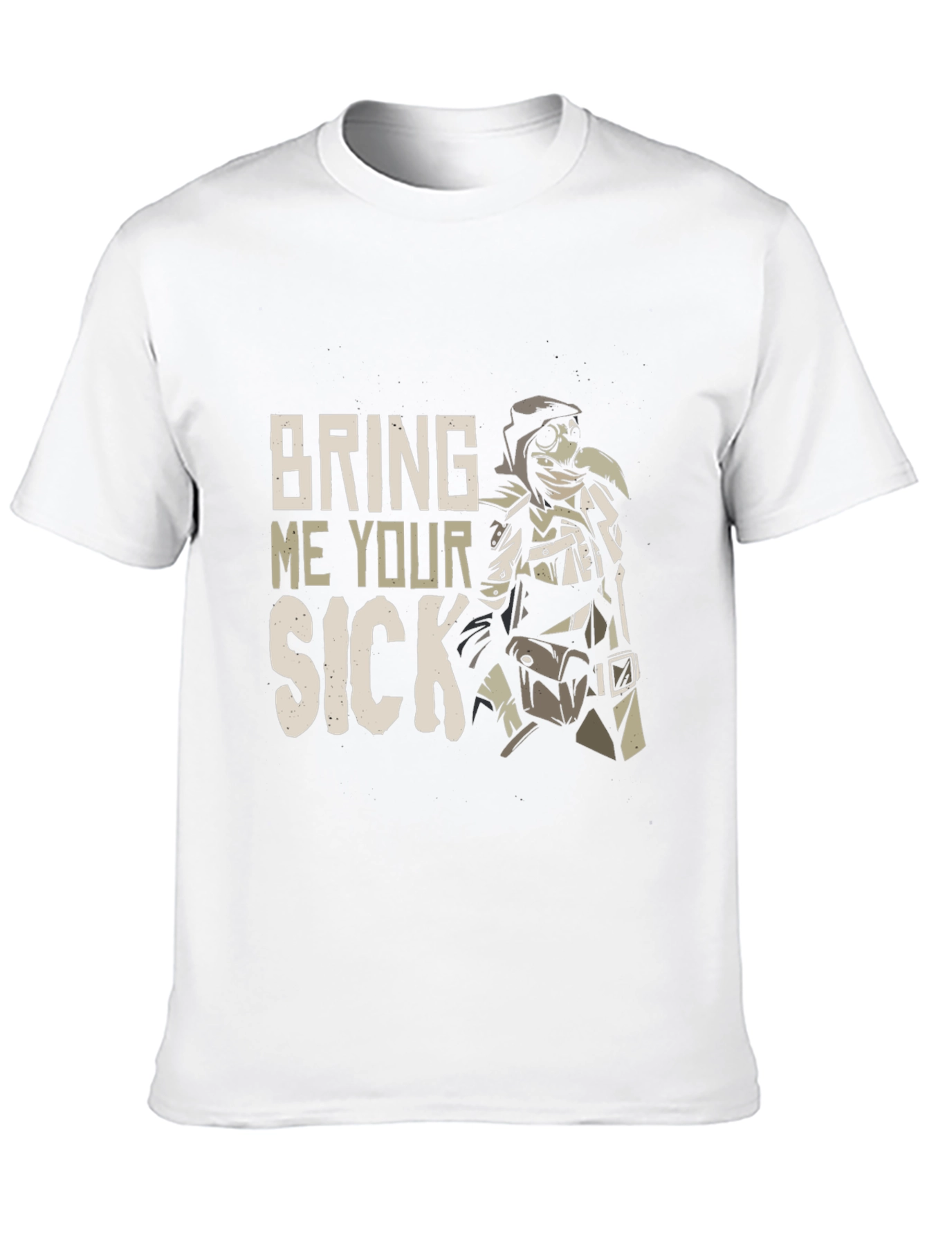 Bring Me Your Sick Plague Doctor Graphic T-Shirt