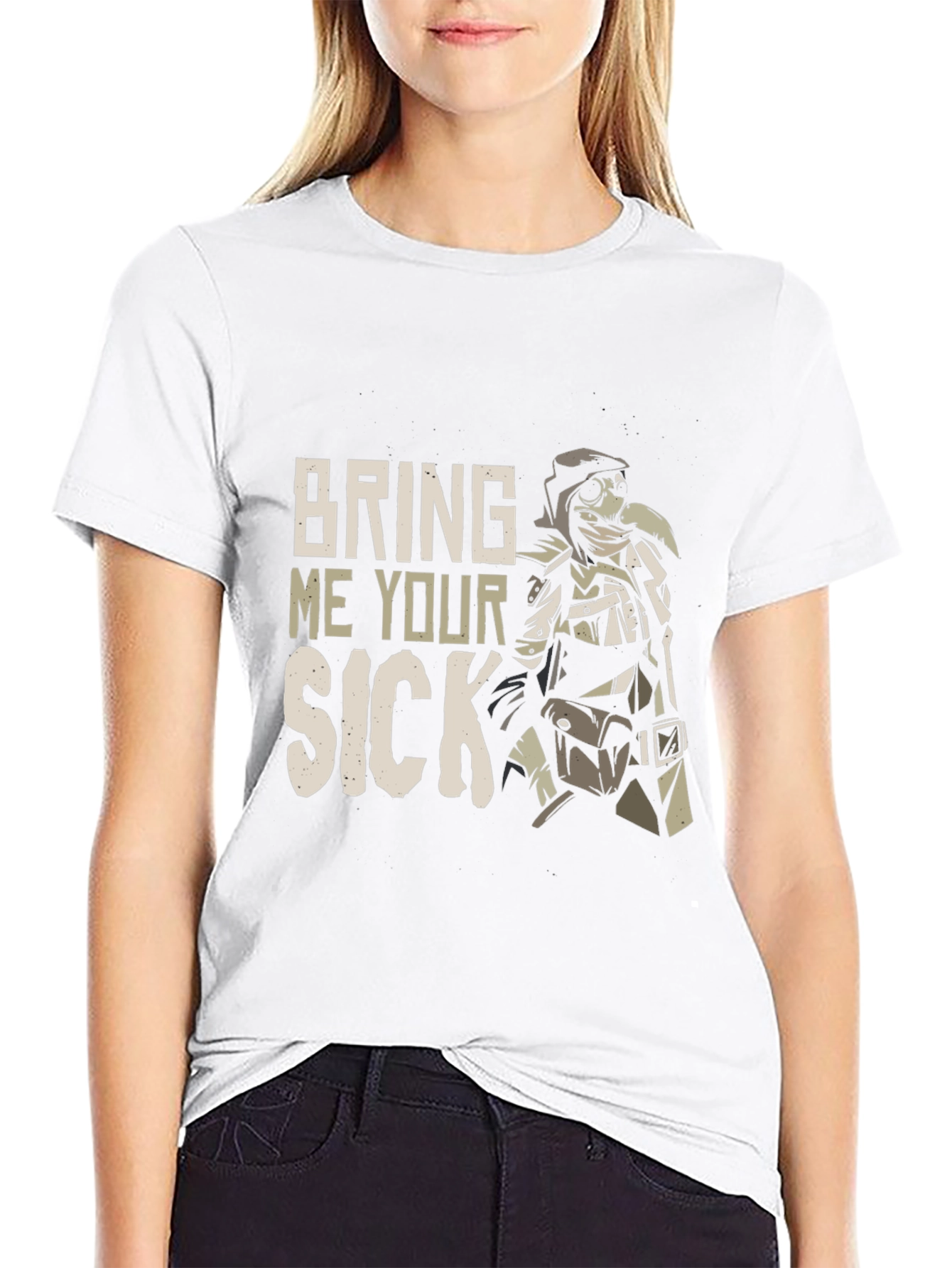 Bring Me Your Sick Plague Doctor Graphic T-Shirt