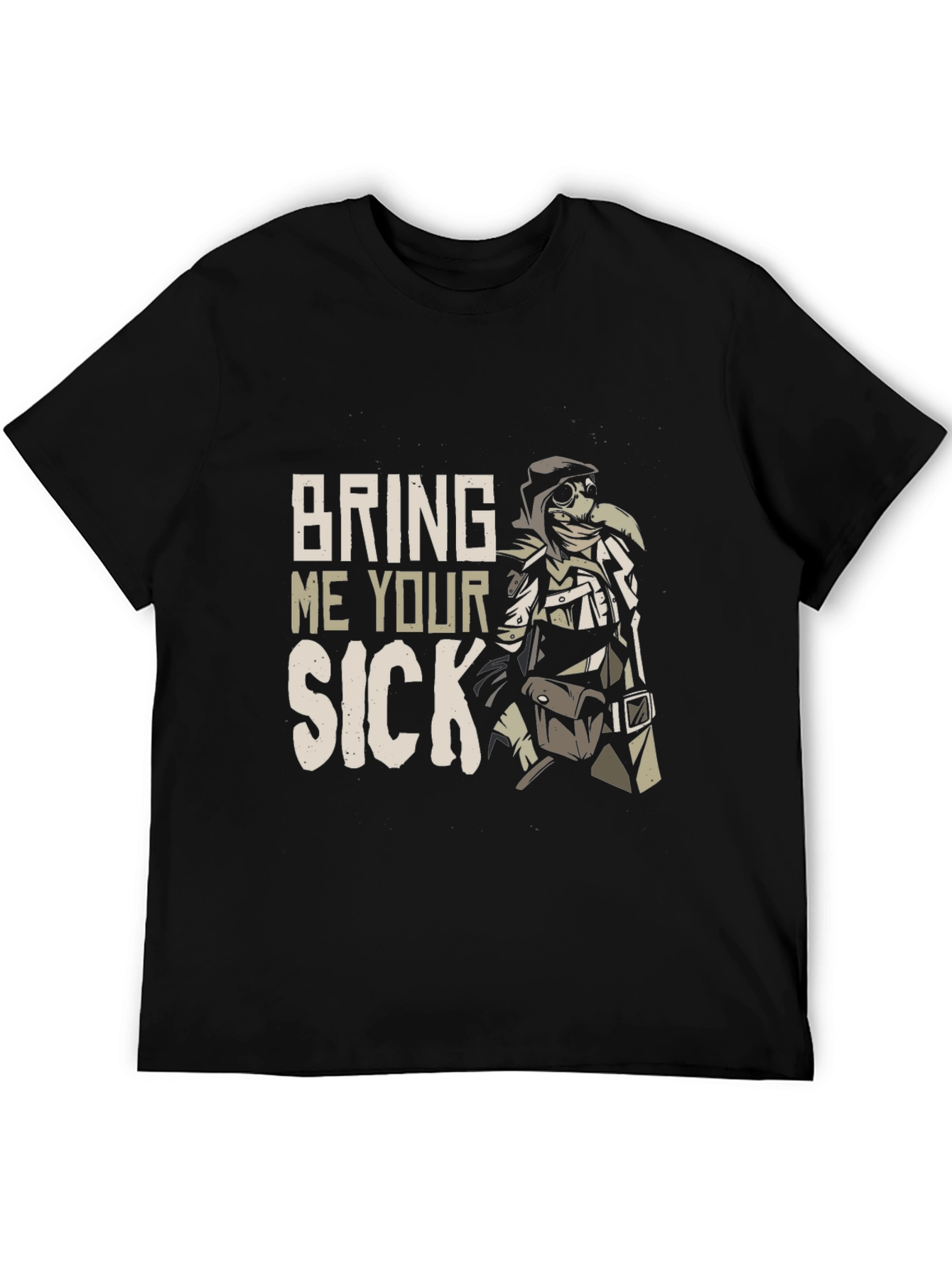 Bring Me Your Sick Plague Doctor Graphic T-Shirt