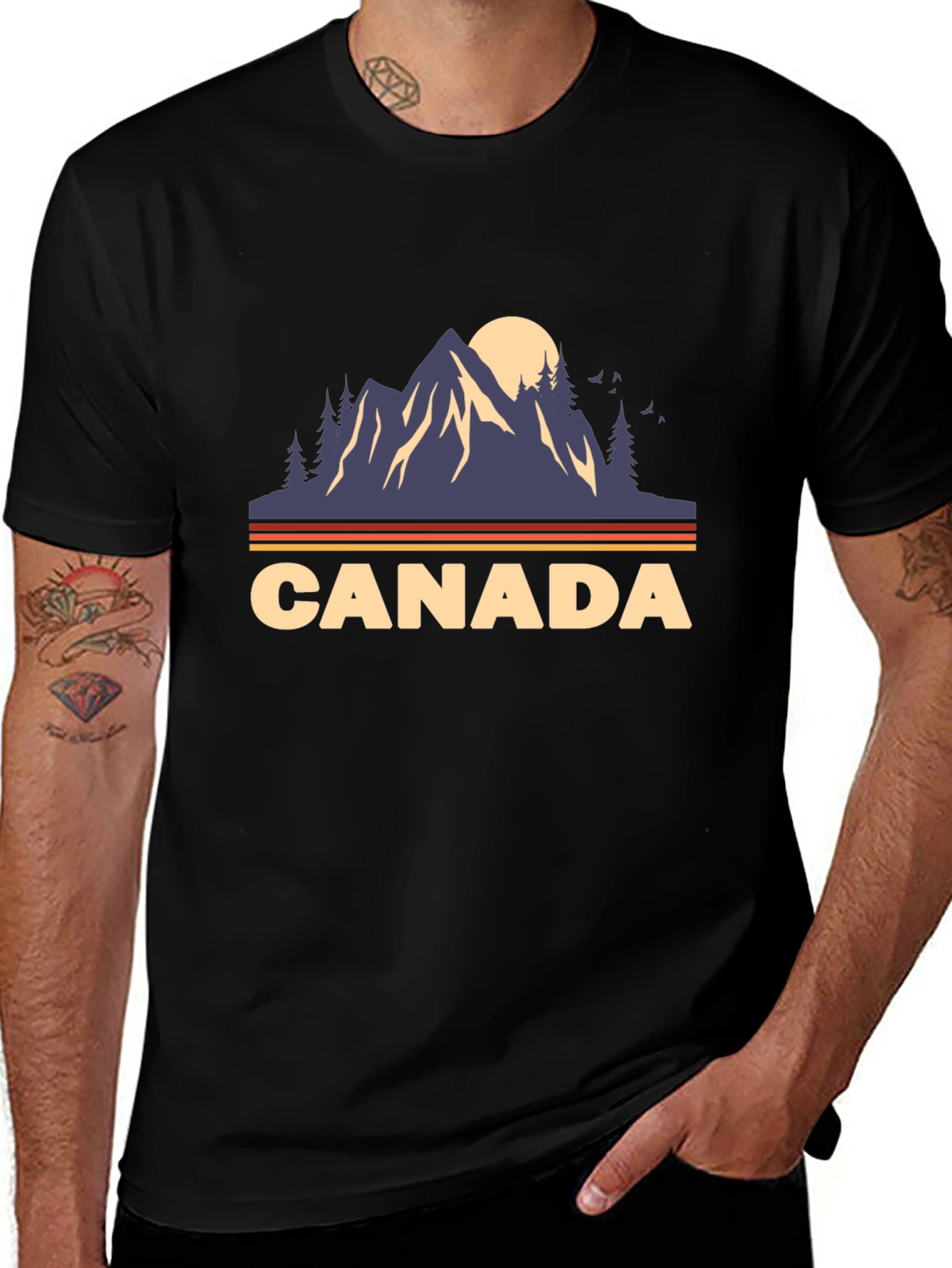 Canada Mountain Graphic T-Shirt
