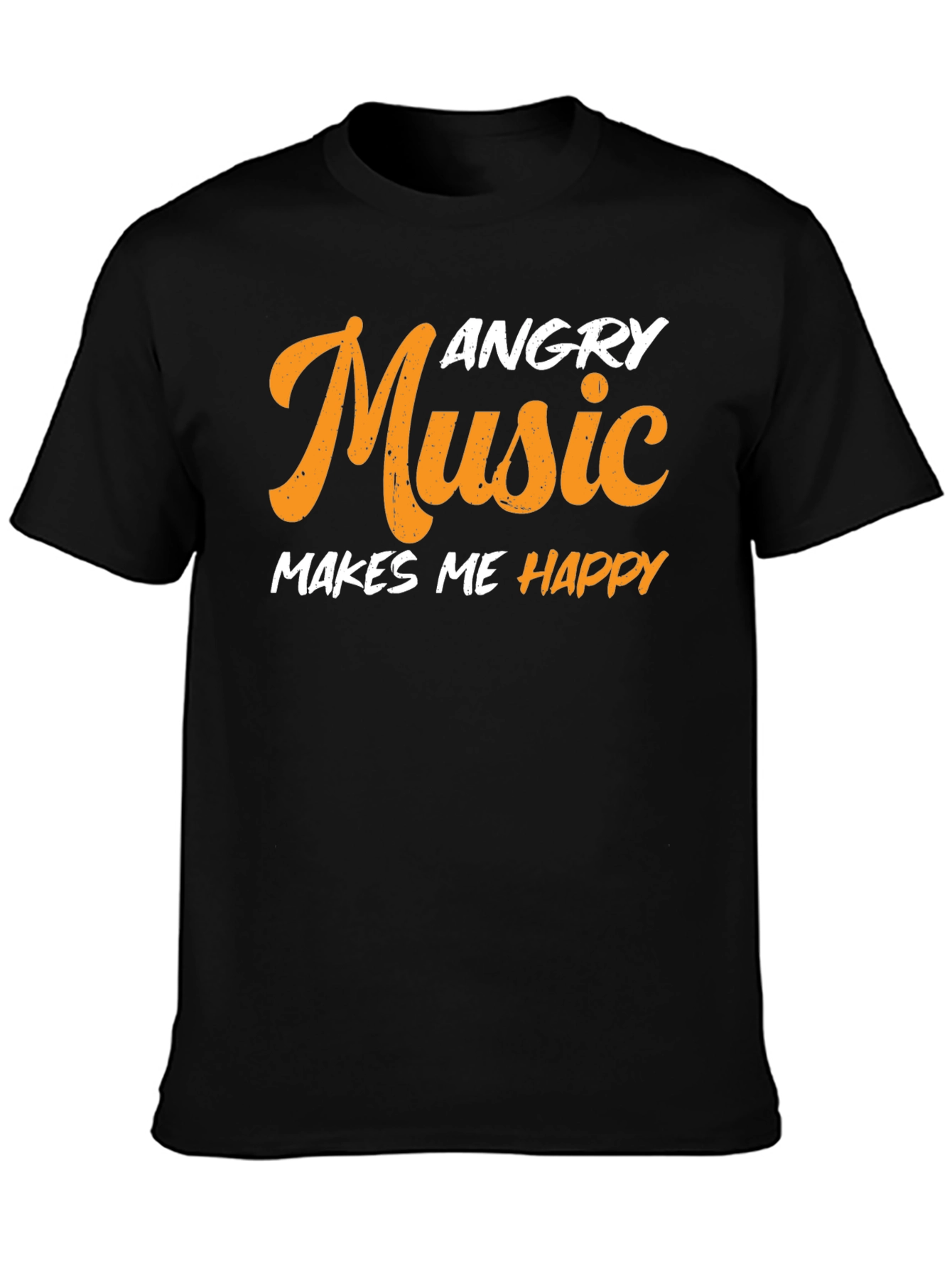 Angry Music Makes Me Happy T-Shirt