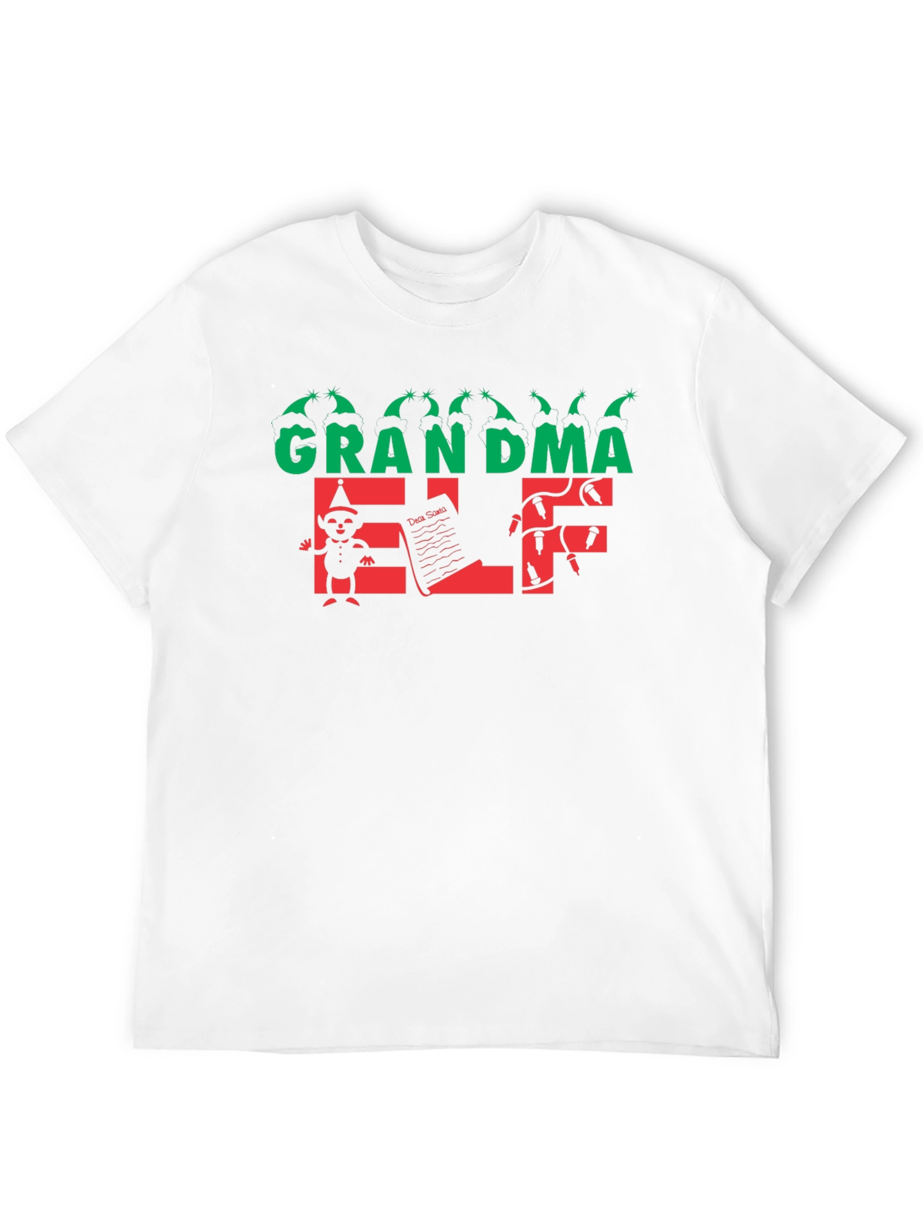 Grandma Elf T-Shirt: Holiday Festive Tee