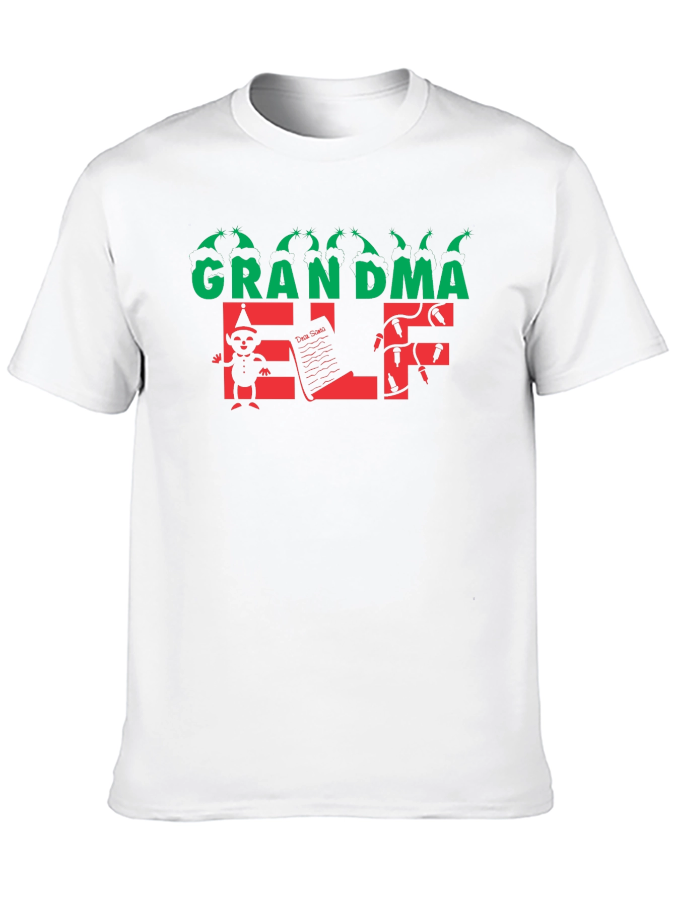Grandma Elf T-Shirt: Holiday Festive Tee