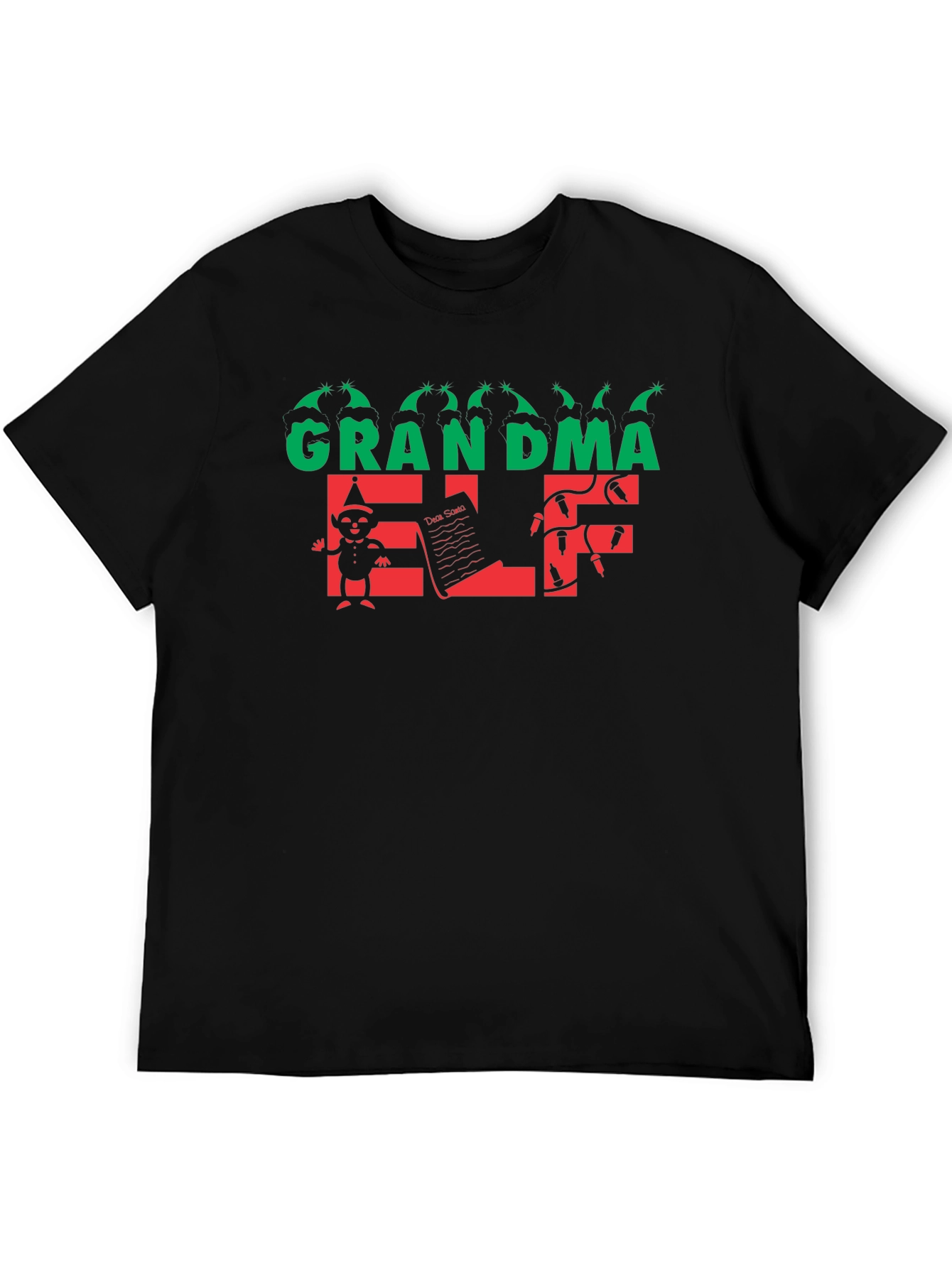 Grandma Elf T-Shirt: Holiday Festive Tee