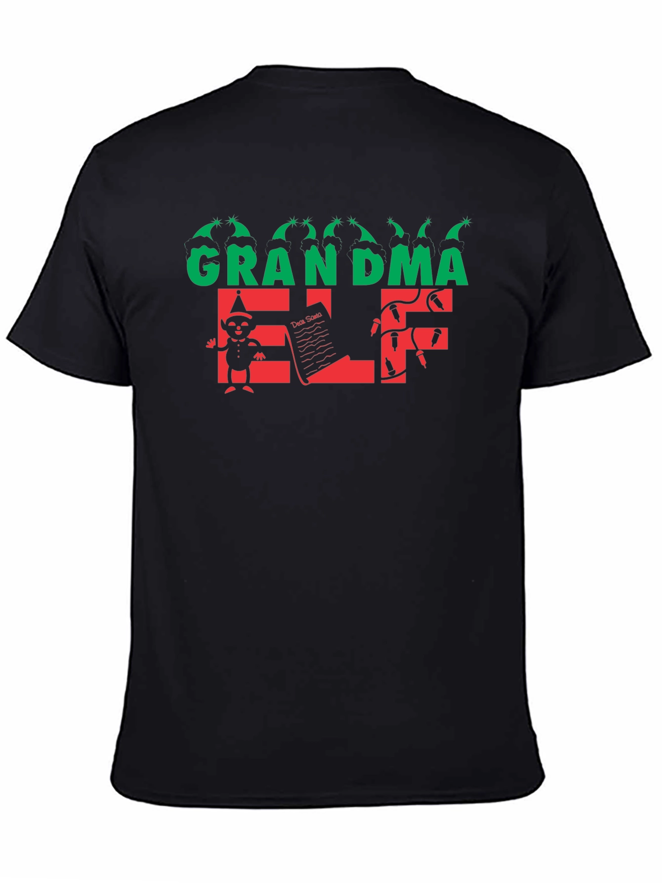 Grandma Elf T-Shirt: Holiday Festive Tee