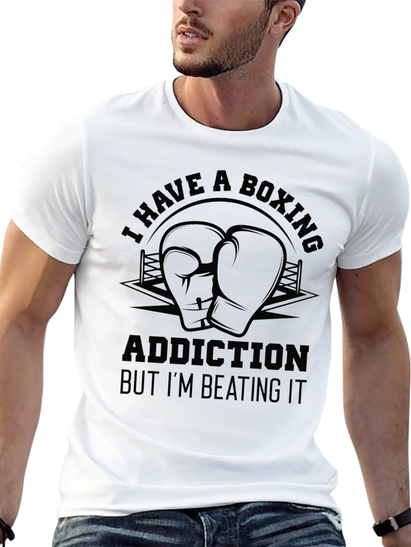 Boxing Addiction Graphic T-Shirt