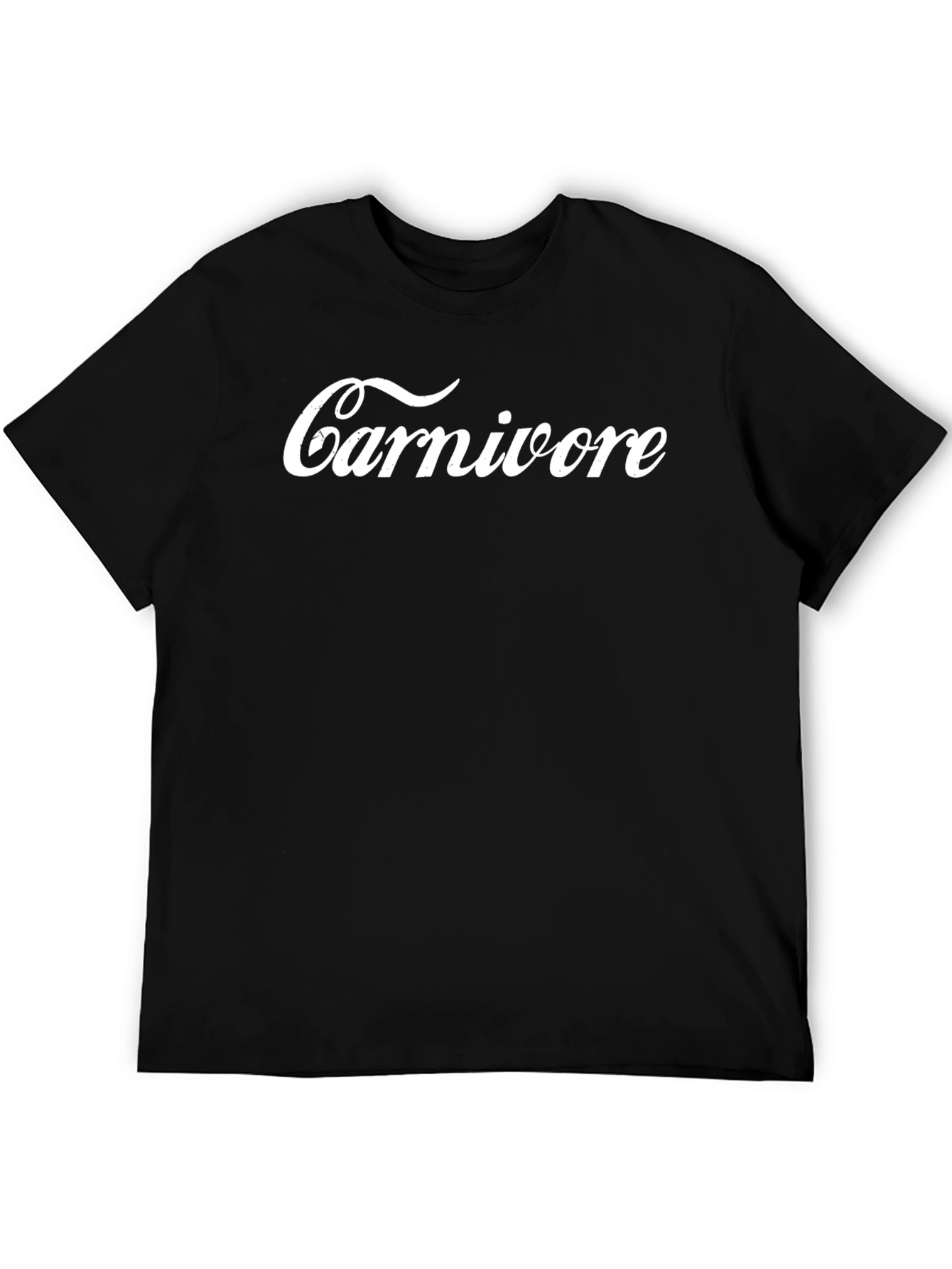 Carnivore Graphic Tee - Black Cotton T-Shirt